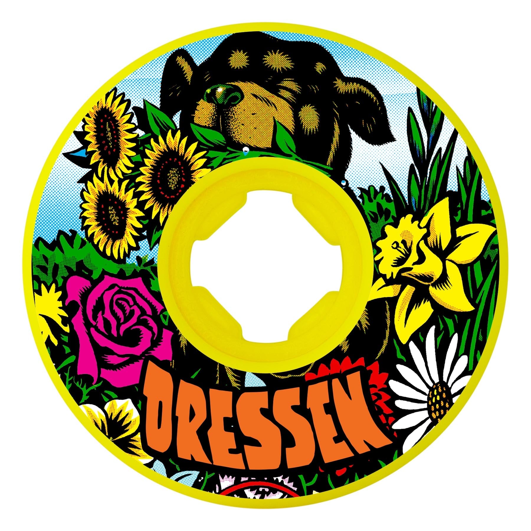 Slime Balls Eric Dressen Pup Vomit Mini Green Hardline 55mm 97a Skateboard Wheels