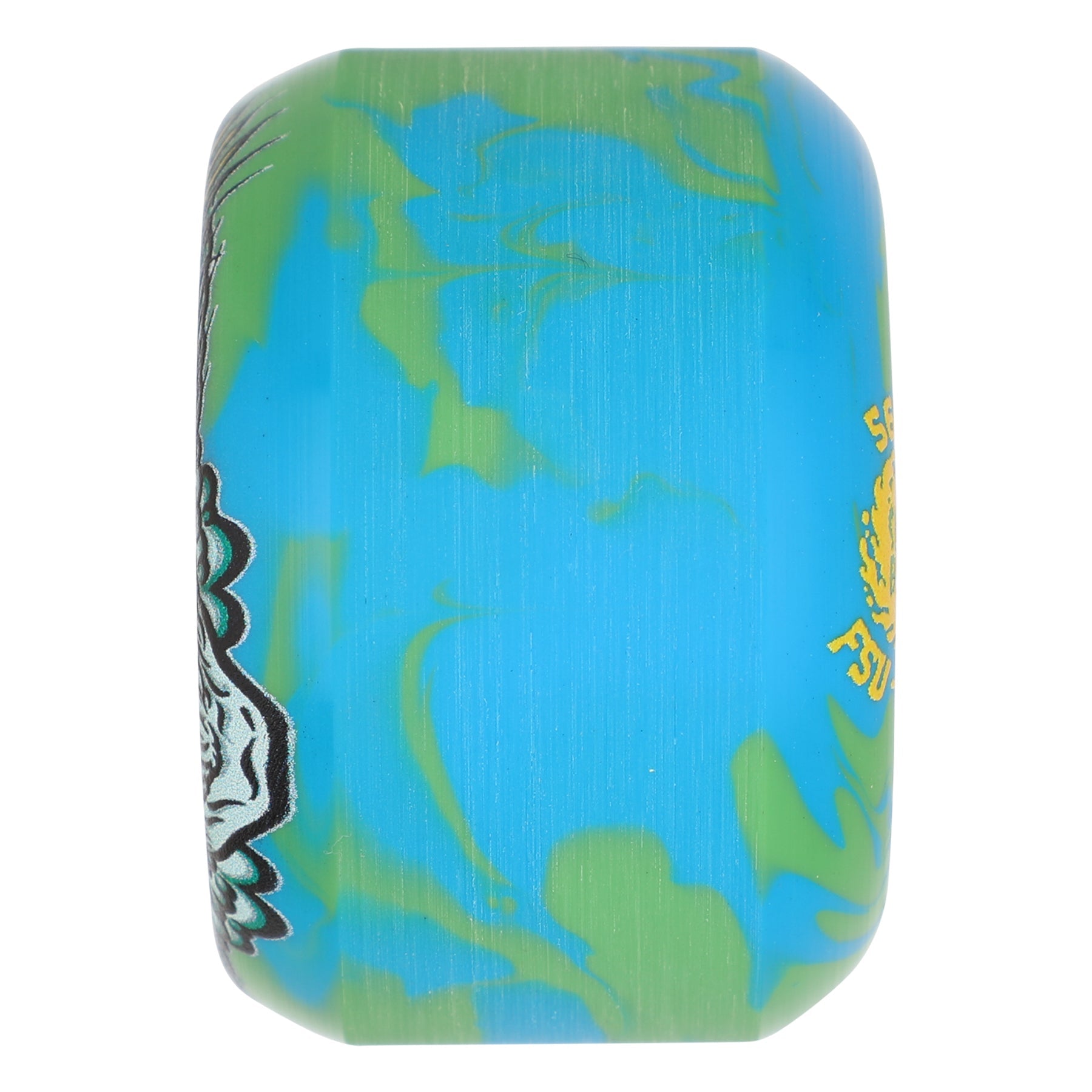 Slime Balls Greyson Fletcher 56mm 99a Vomit Mini Green Blue Swirl Skateboard Wheels
