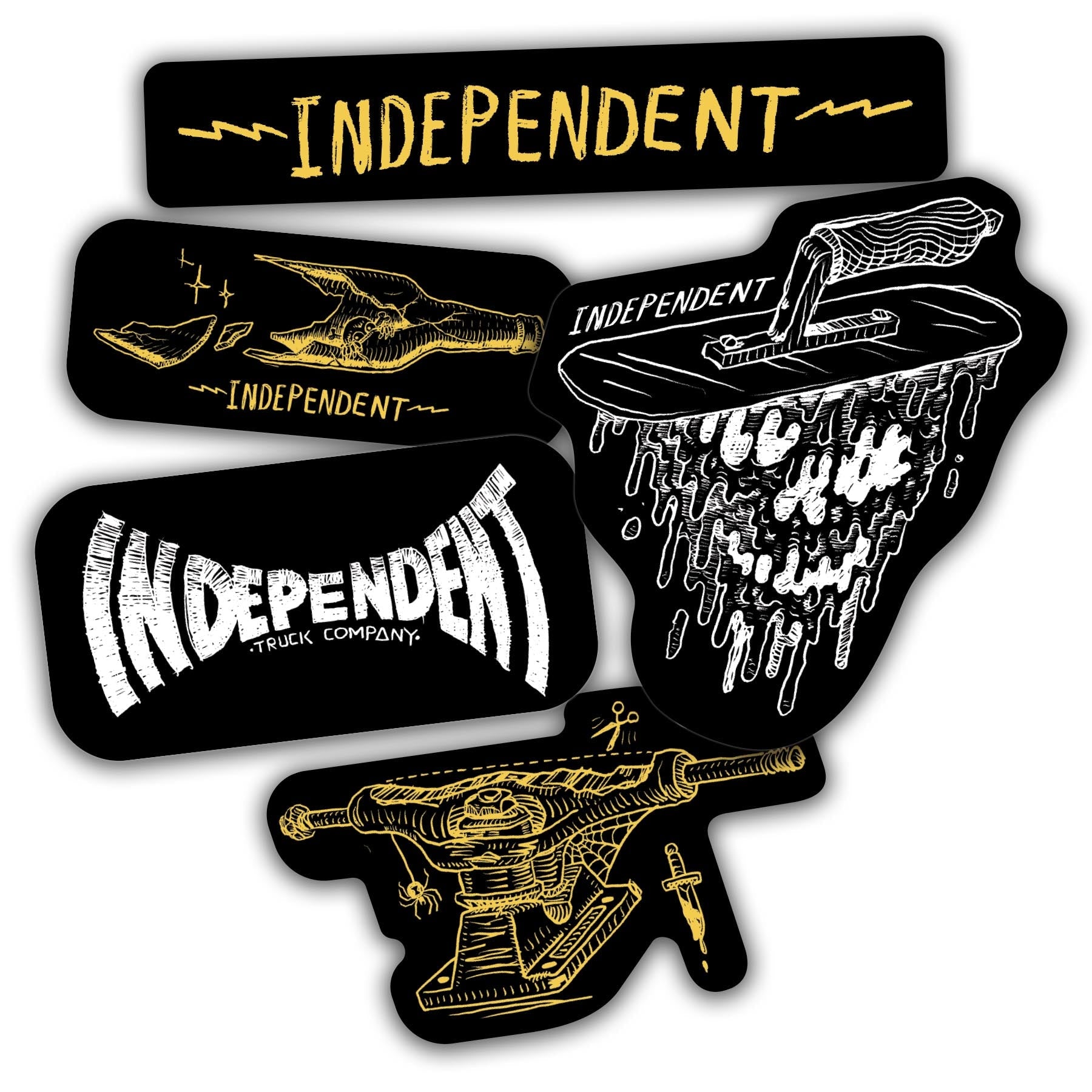 Independent Bratud Notebook Sticker Pack