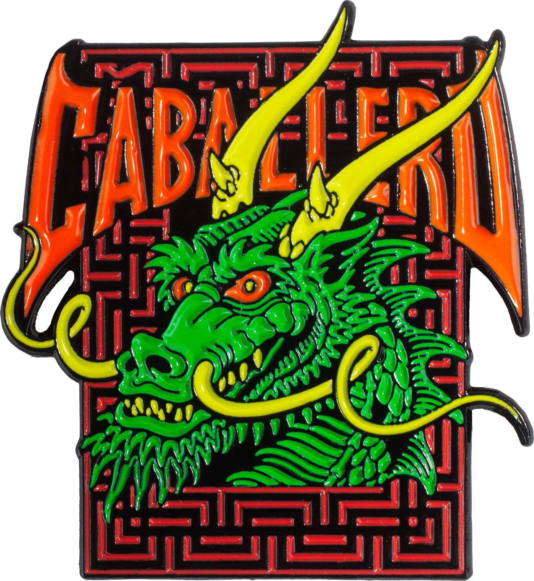 Powell Peralta Cab Street Dragon Green Lapel Pin