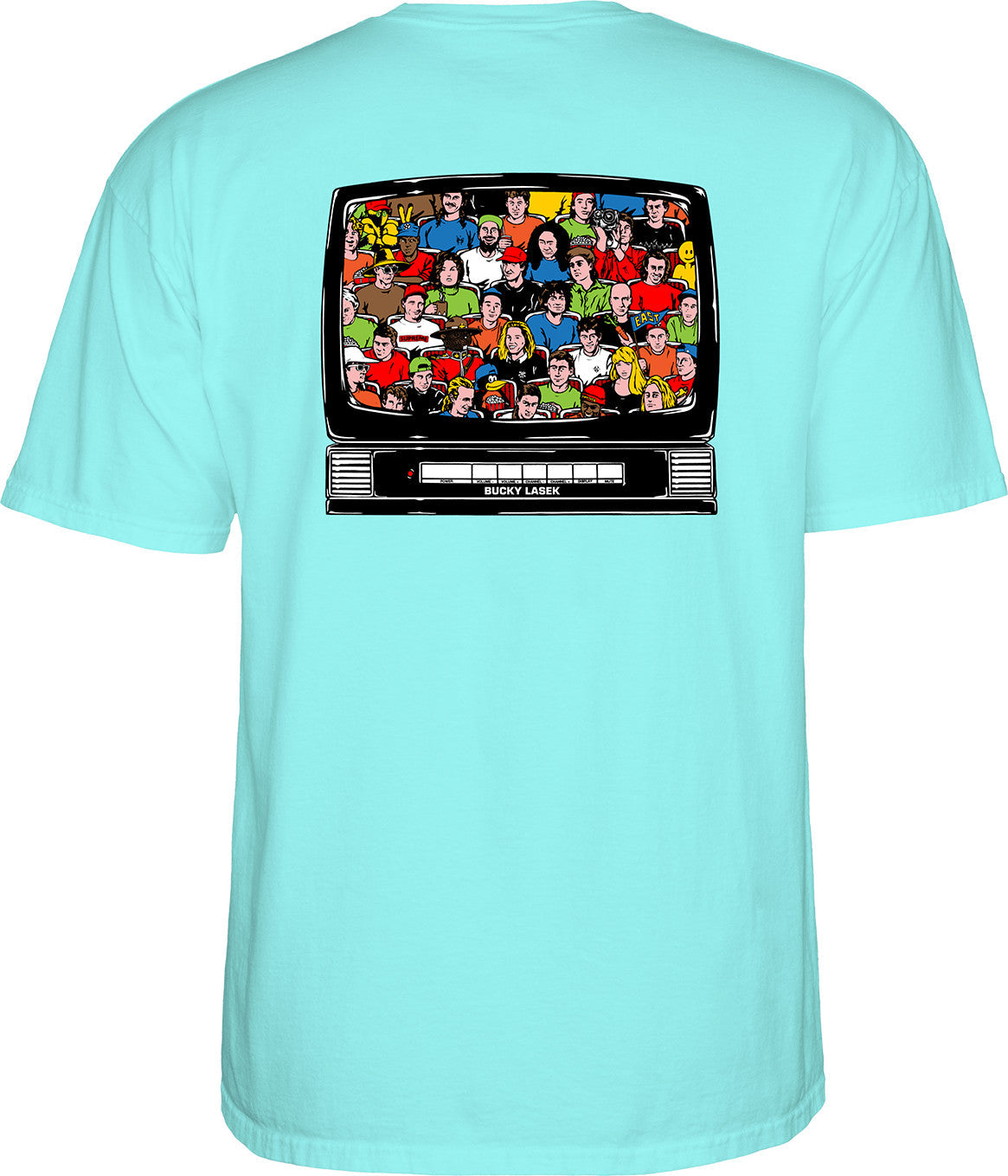 Powell Peralta Bucky Lasek Stadium T-Shirt - Celadon