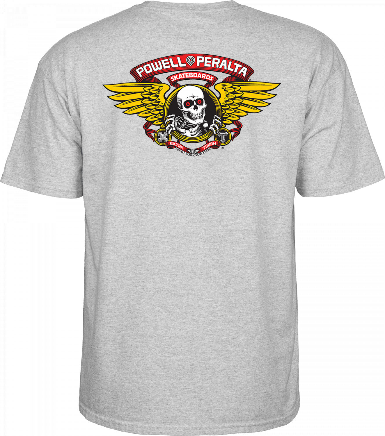 Powell Peralta Winged Ripper T-shirt - Gray