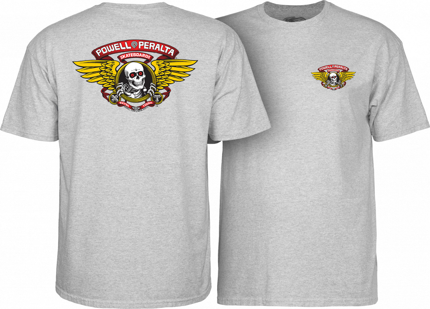 Powell Peralta Winged Ripper T-shirt - Gray