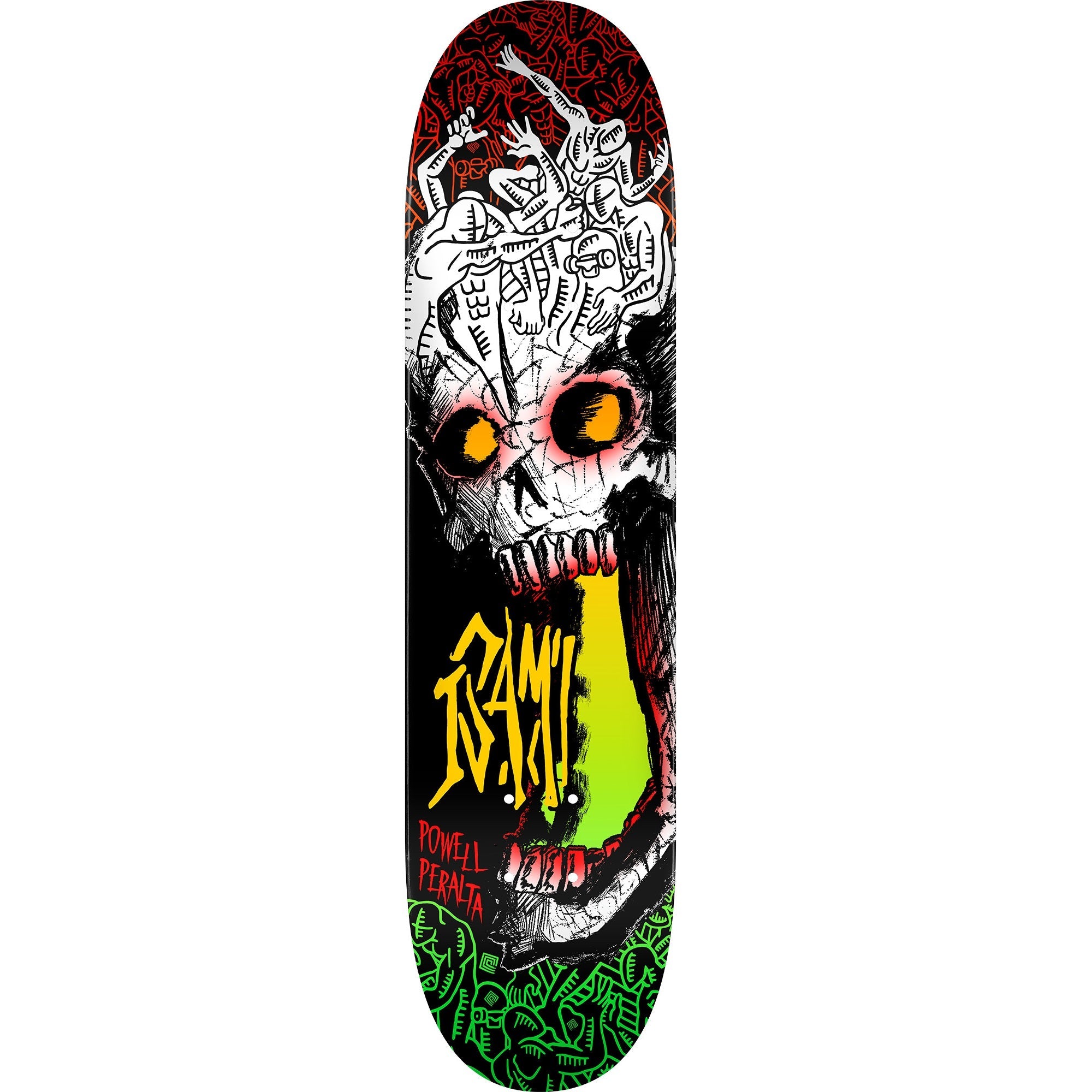 Powell Peralta Isamu Yamamoto Skull Skateboard Deck - 8.0″