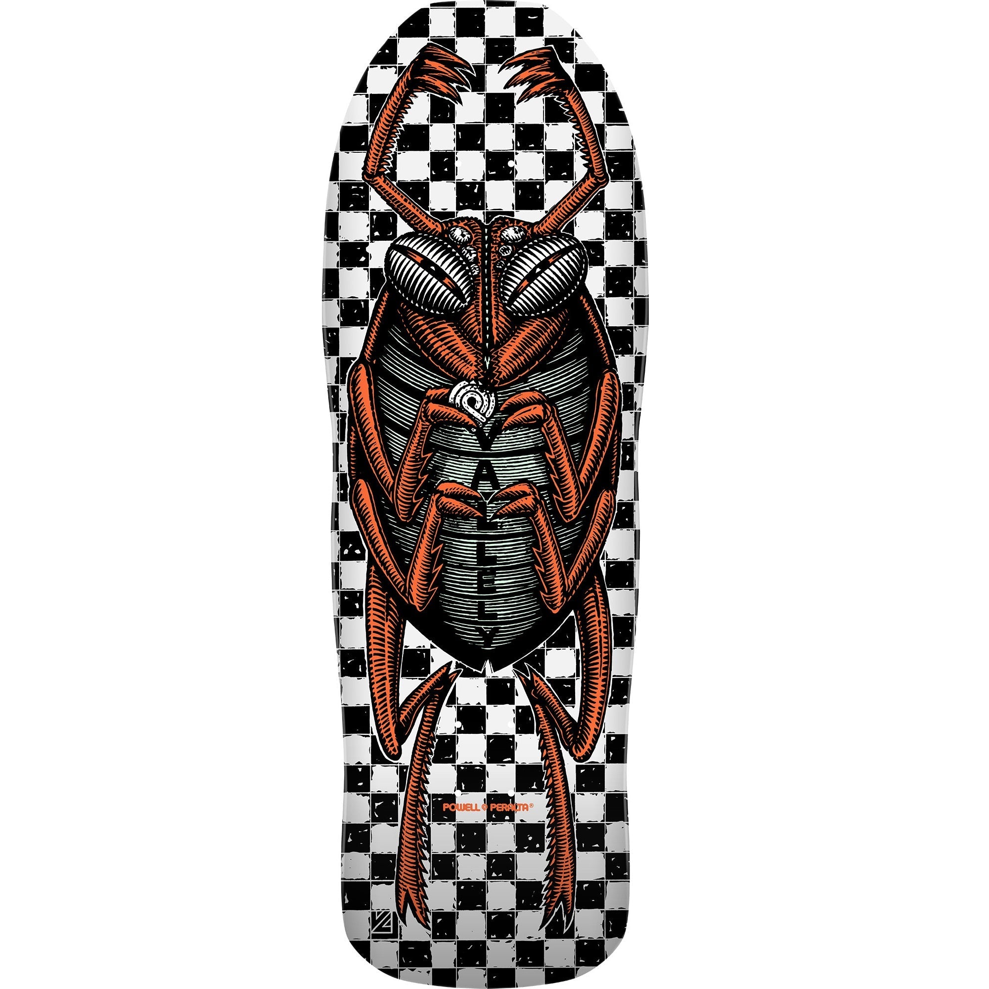Powell Peralta Mike Vallely Bug Reissue Skateboard Deck - 10″ White
