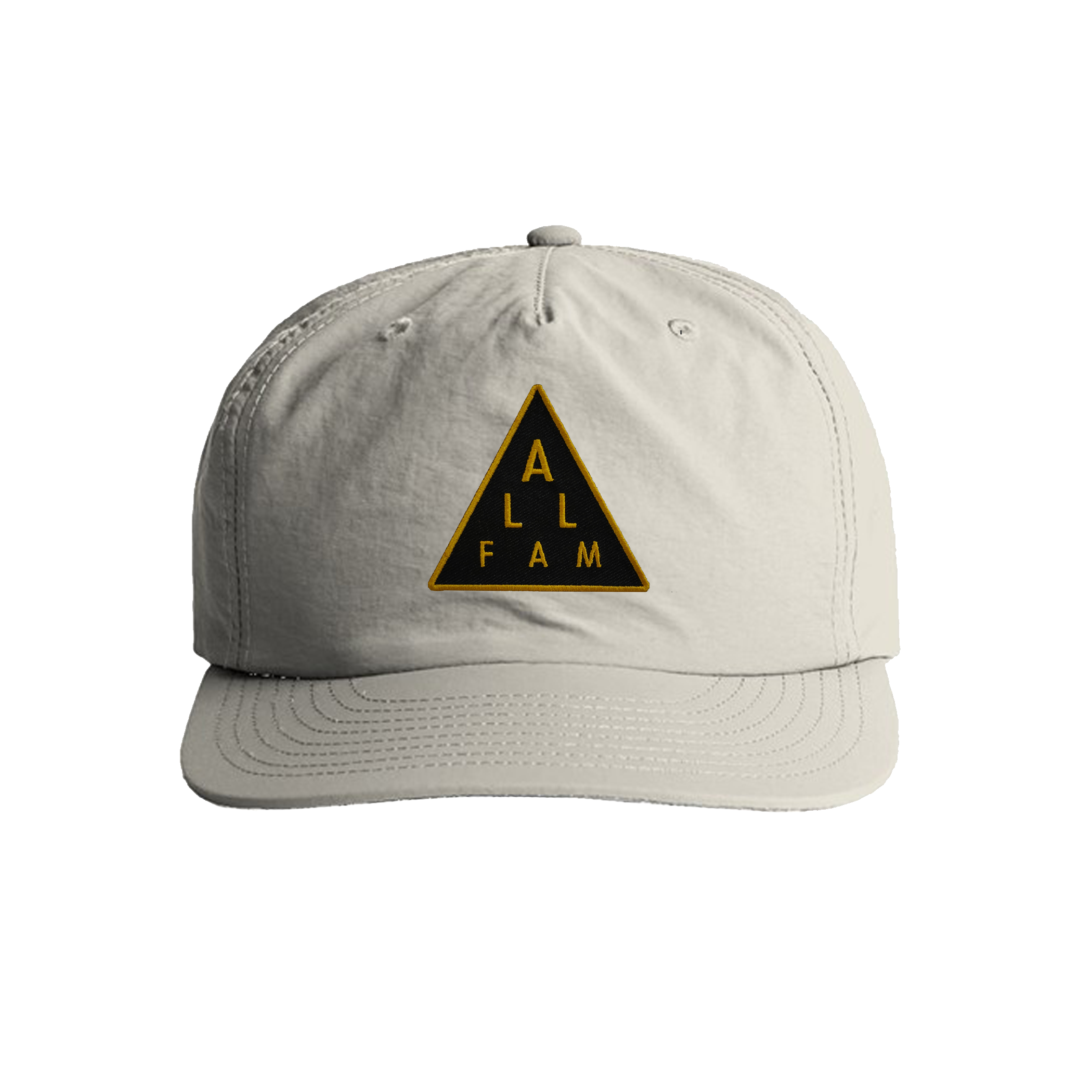 2” TRIANGLE PATCH KIDS HAT WHT