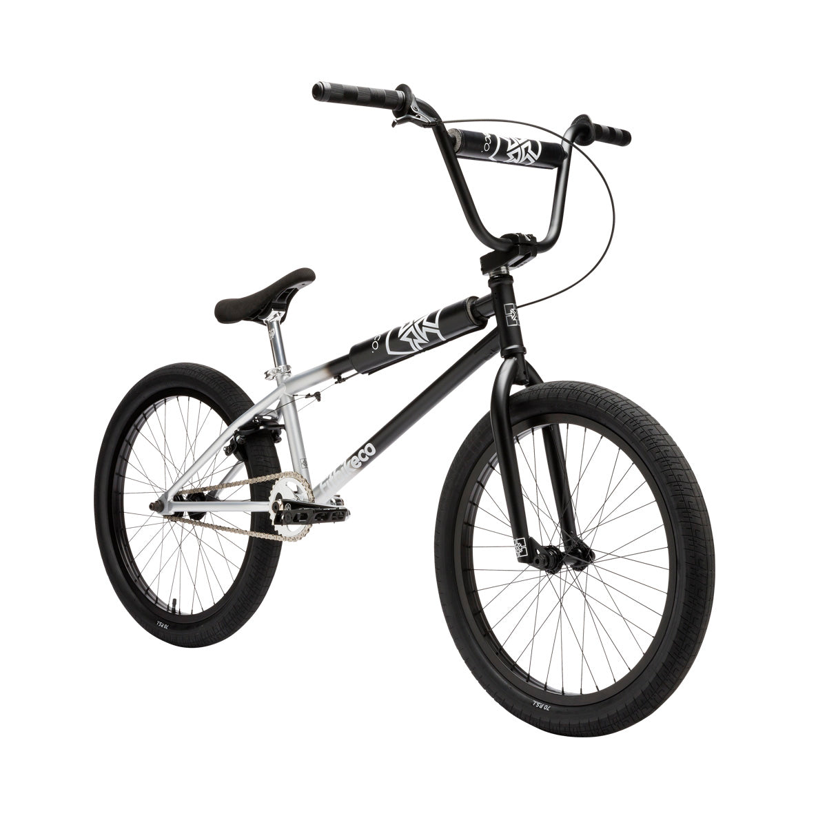 Fit 2026 Series 22″ Complete BMX Bike - Black/Silver Fade