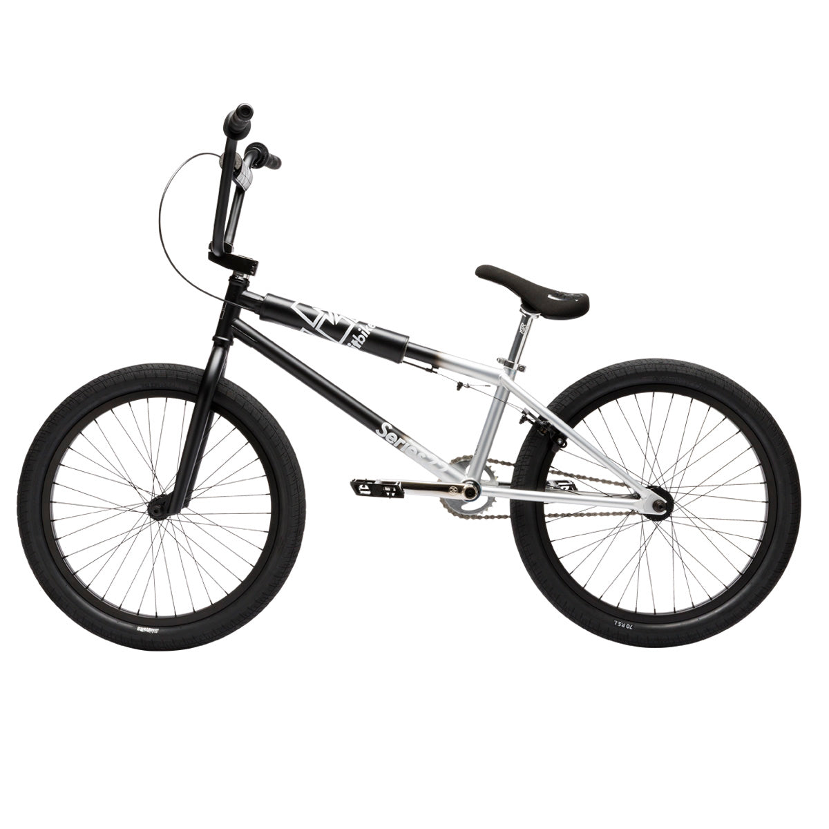 Fit 2026 Series 22″ Complete BMX Bike - Black/Silver Fade