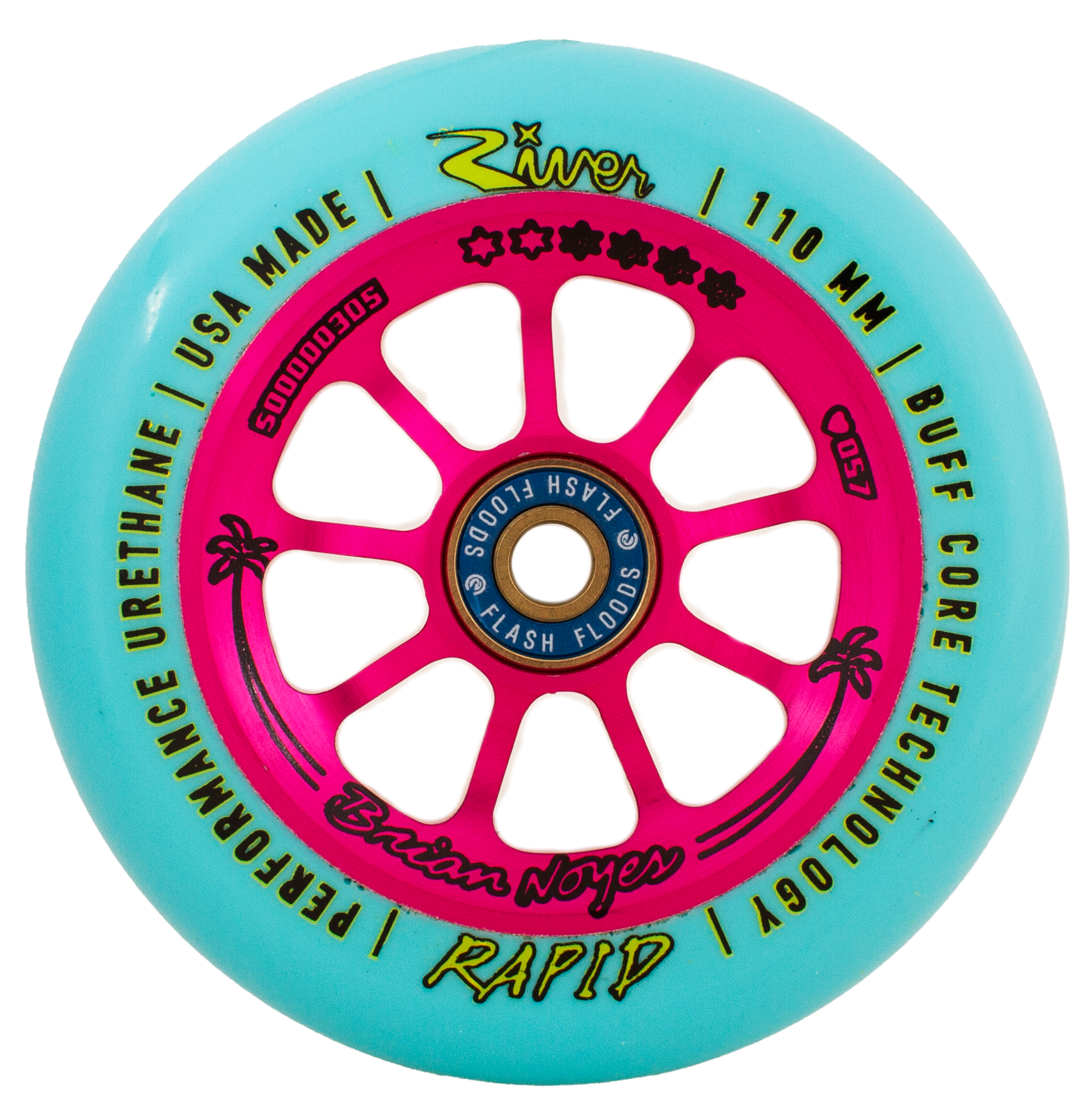 River Wheels Florida Man Rapids 110mm - Bryan Noyes Signature (Pair)