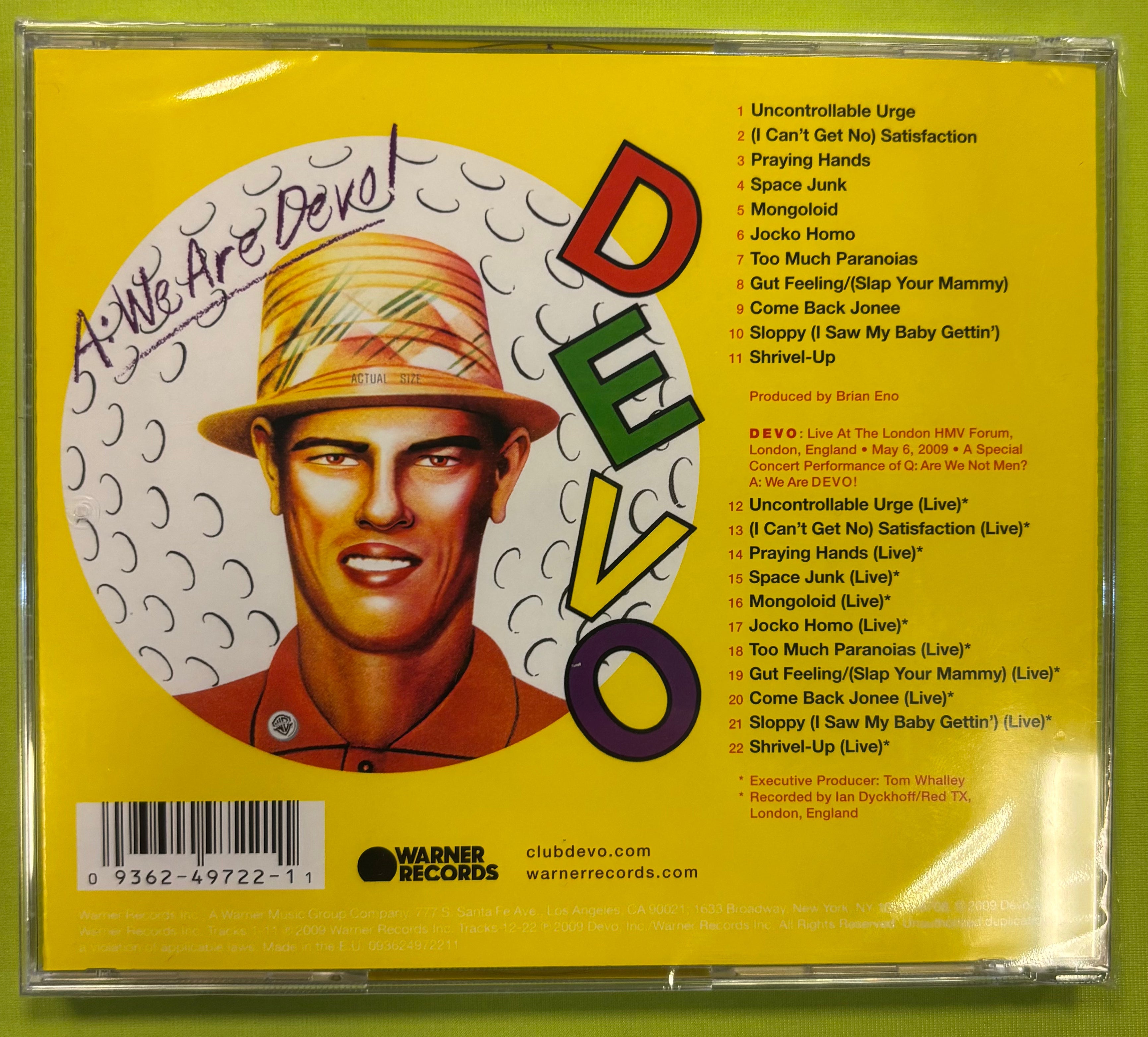 Devo – Q: Are We Not Men? A: We Are Devo! CD