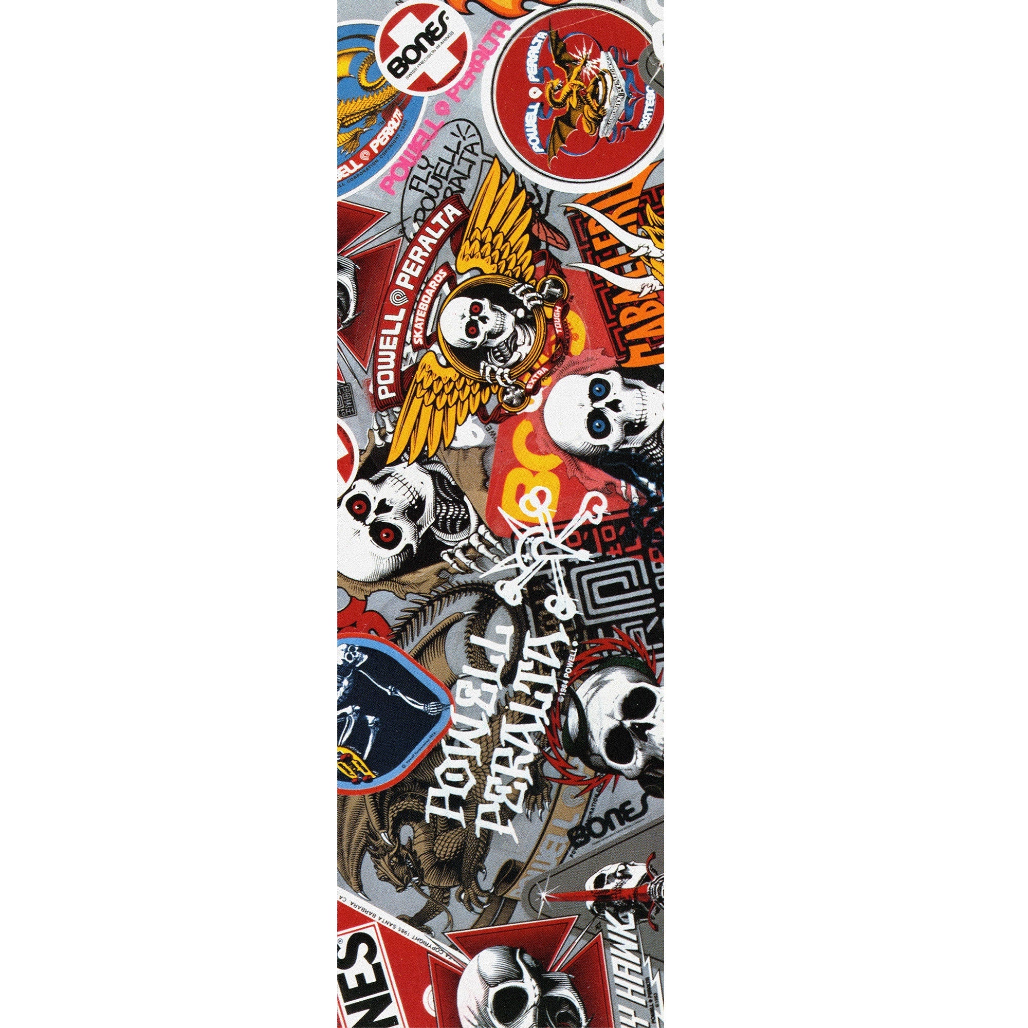 Powell Peralta Collage 1 Griptape 10.5"x33" - White