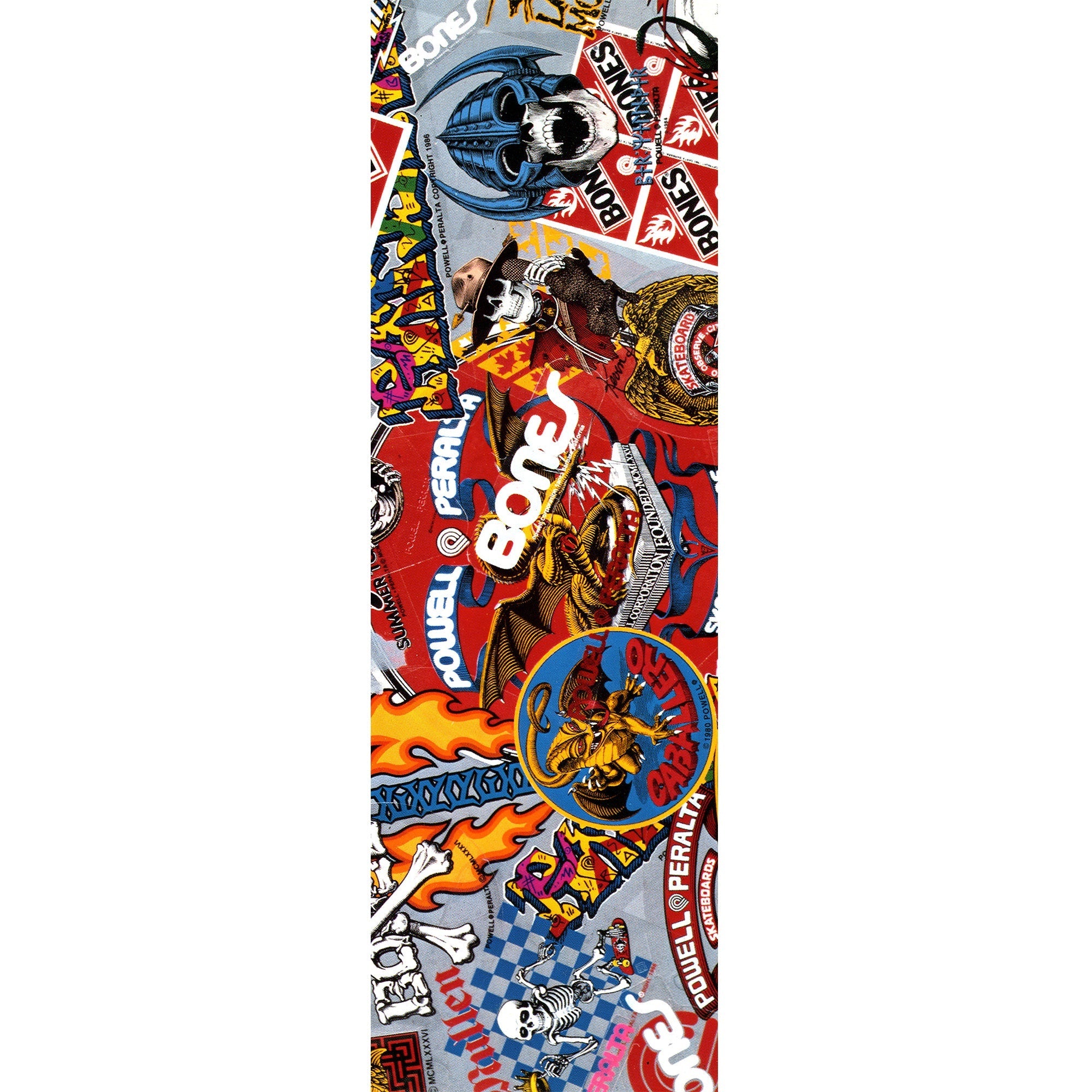 Powell Peralta Collage 5 Griptape 10.5"x33" - White