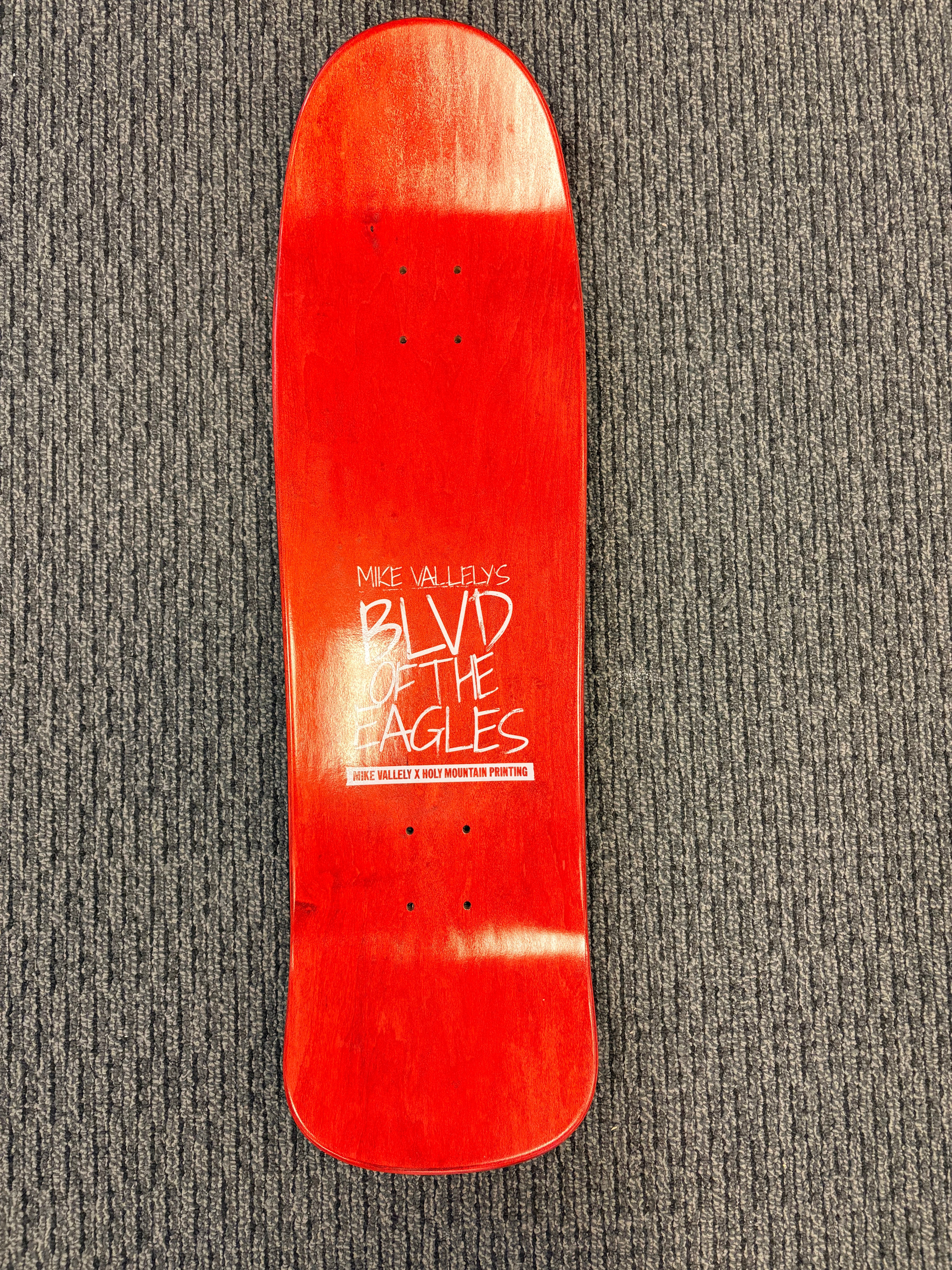 Mike Vallely Blvd. Of The Eagles [Autographed] Skateboard Deck