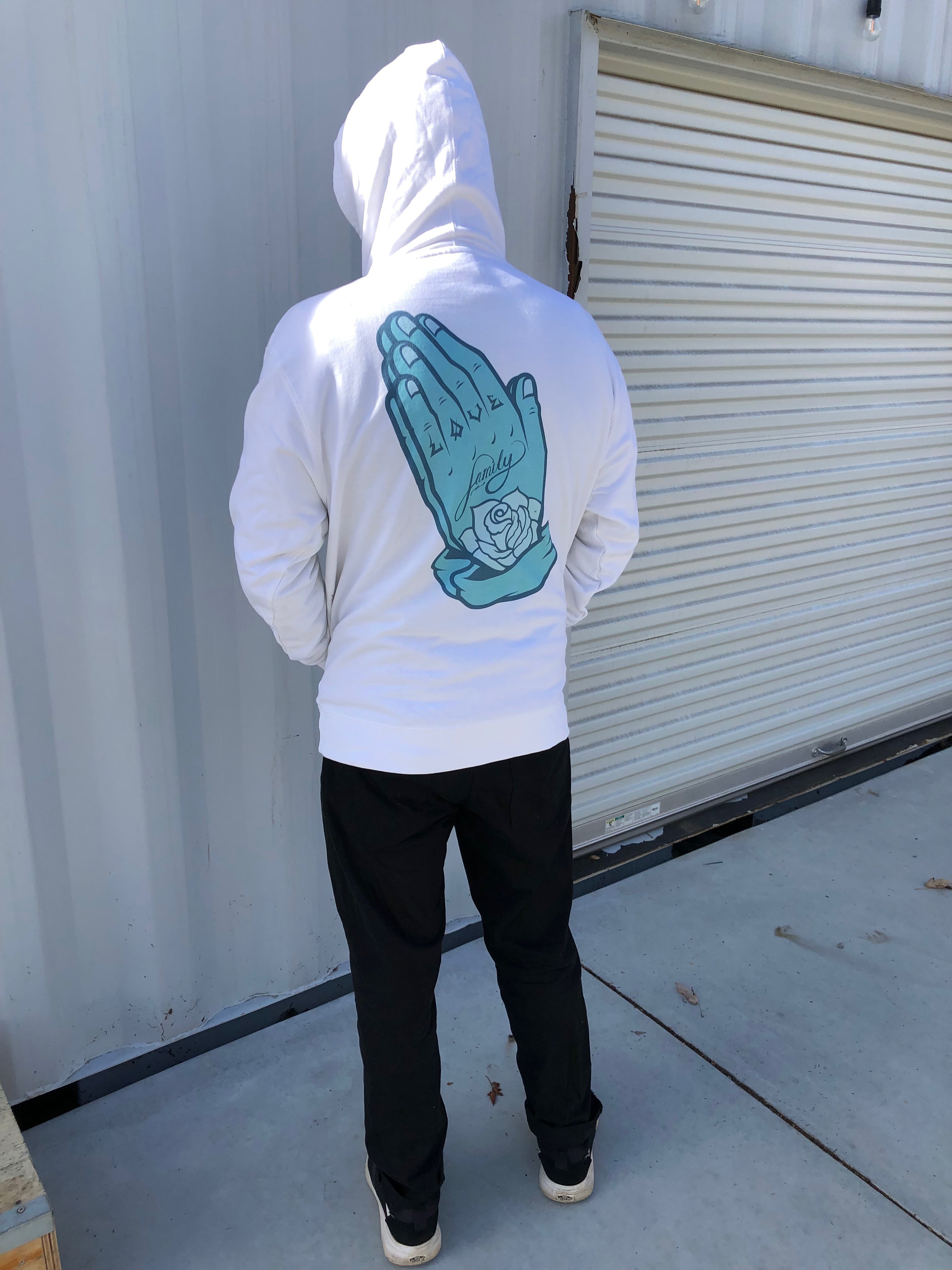 AF PRAYER HOODIE BLK/BLU