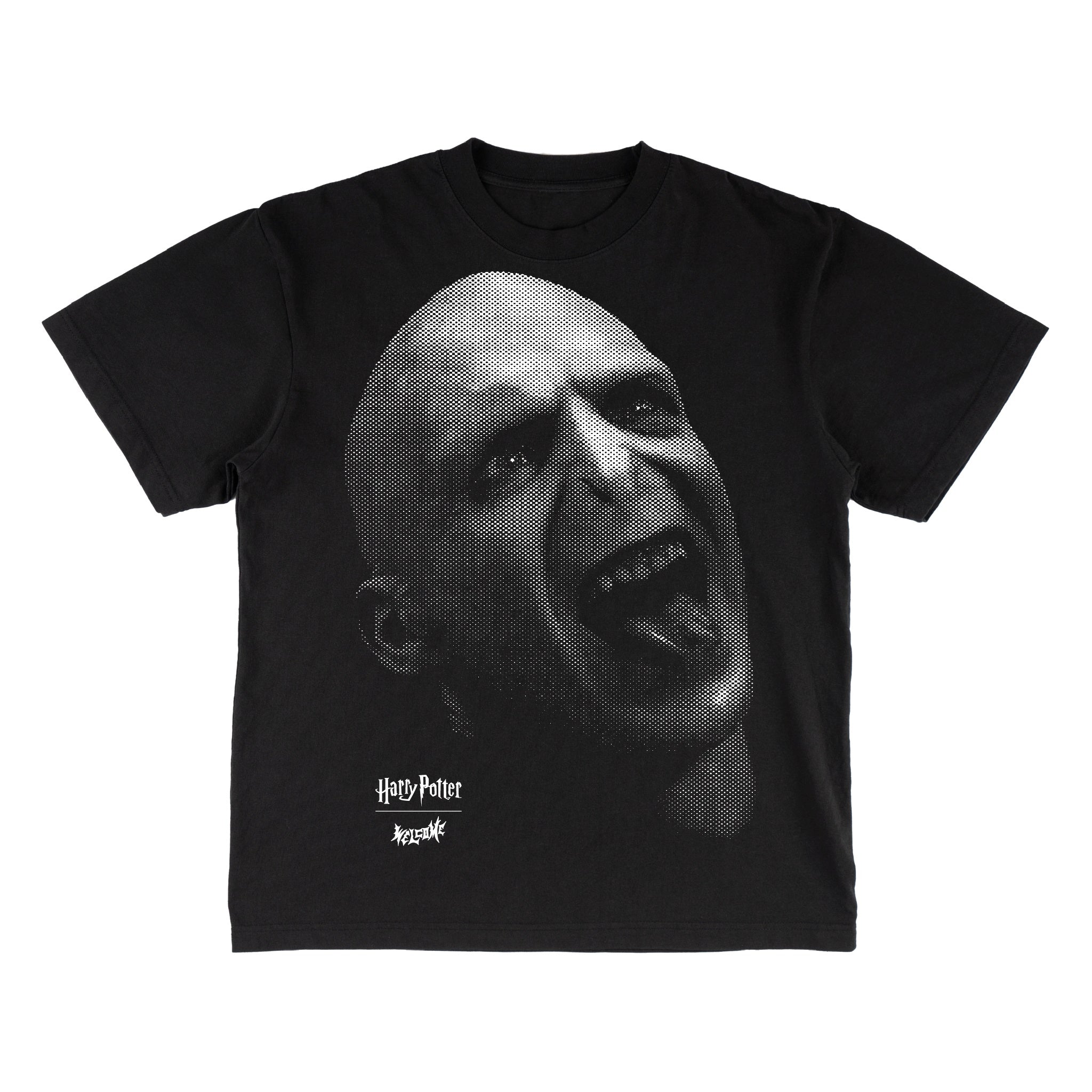 Welcome x Harry Potter Dark Lord Boxy Garment-Dyed Tee - Black
