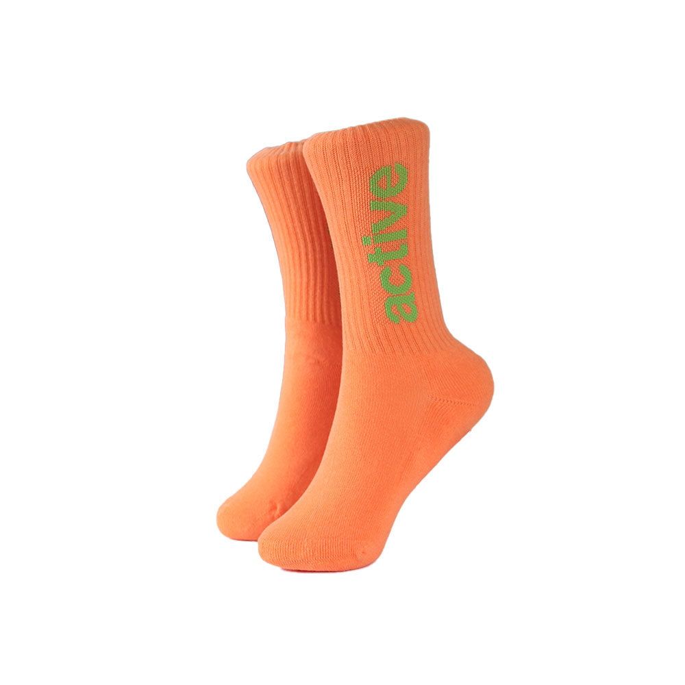 Youth Lockup Sock - Orange