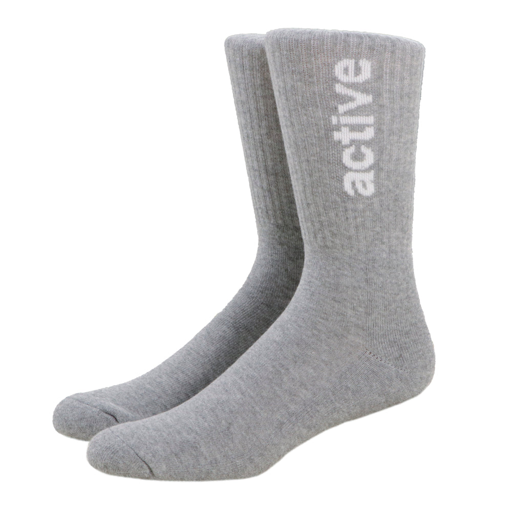 Men's Lockup Crew Sock - Feather Grey