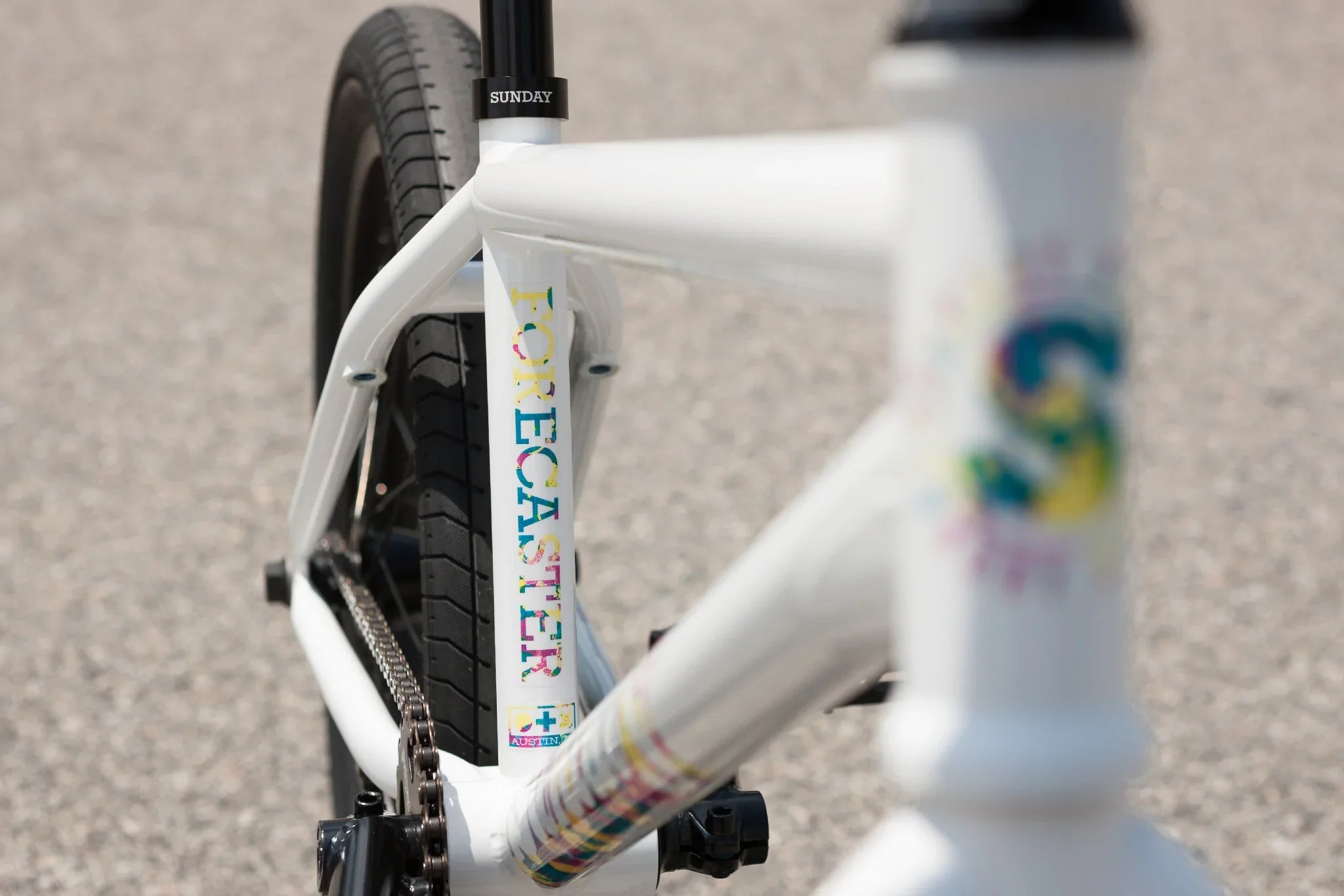 Sunday Forecaster Aaron Ross Signature 20.5″ Complete BMX Bike - Gloss White