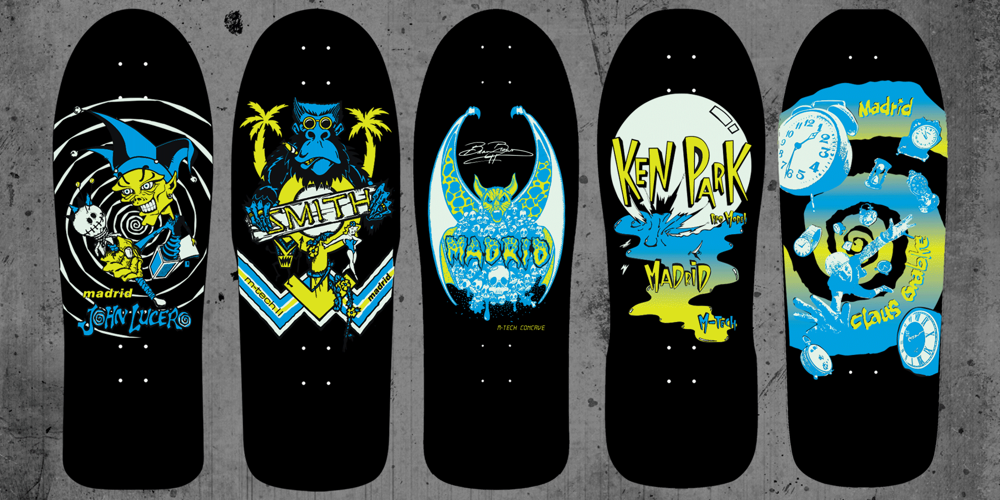 Madrid Ken Park Crystal Ball LTD Glow In The Dark 10.25" Skateboard Deck