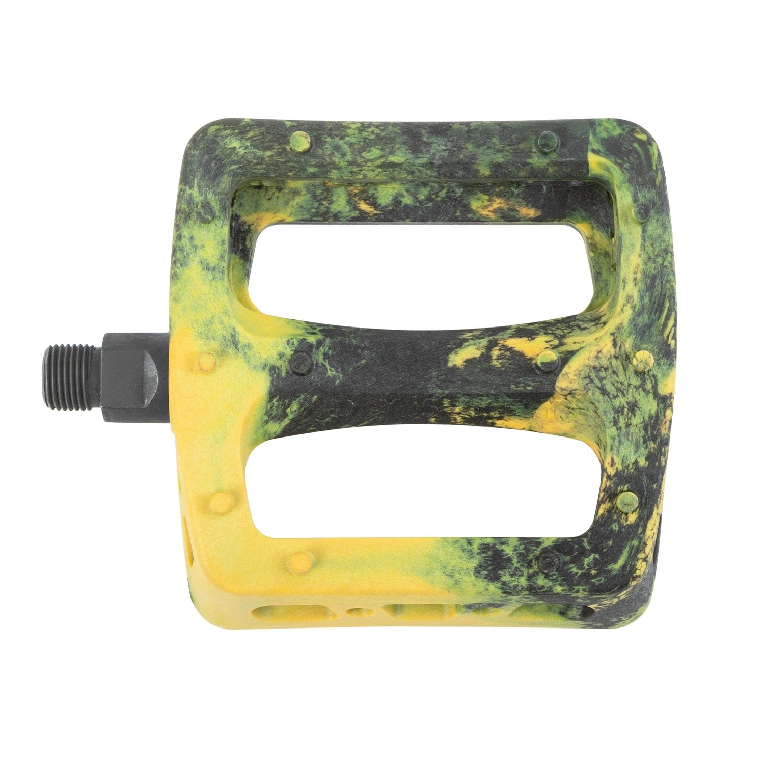 Odyssey BMX Twisted Pro PC Pedals - Mustard/Black Swirl