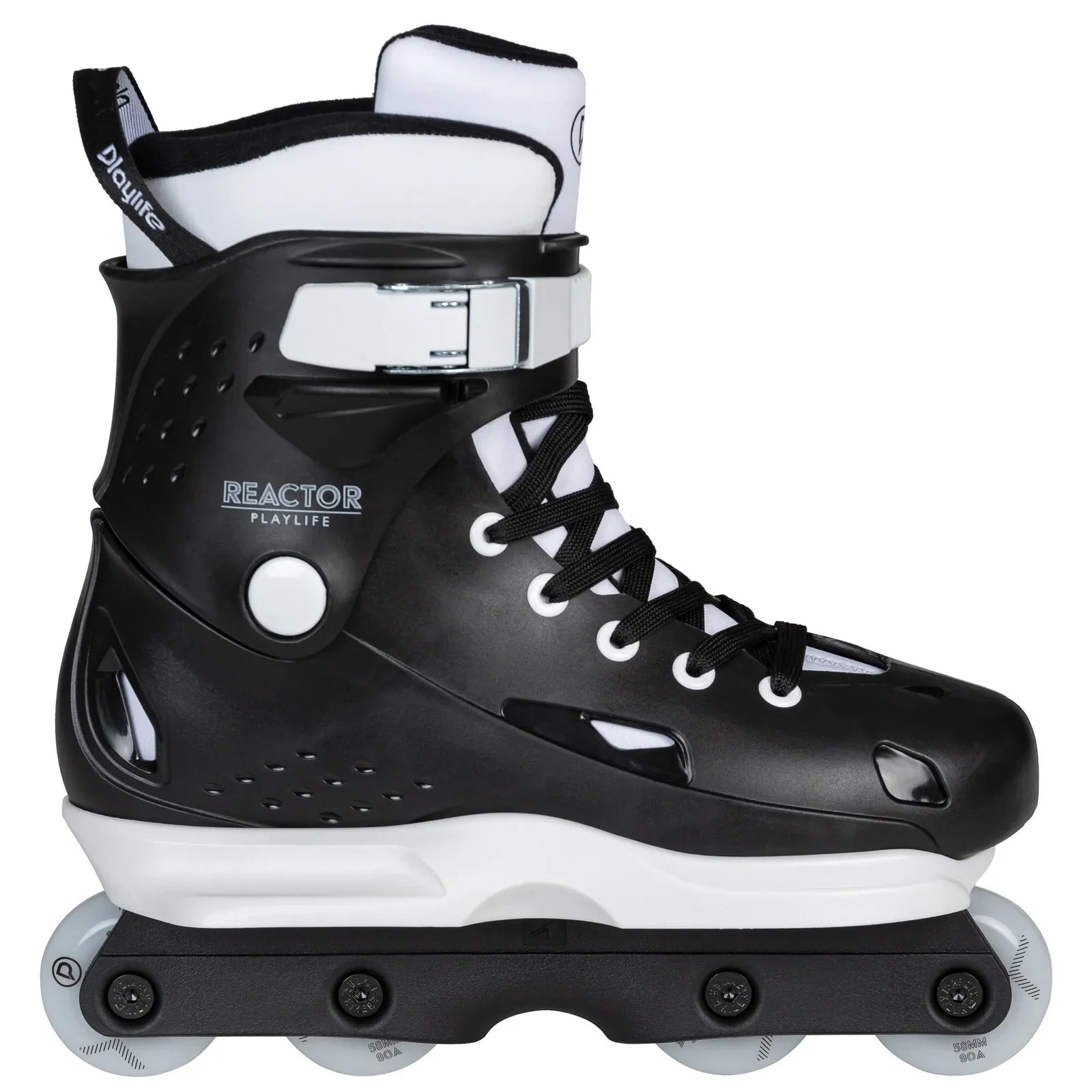 Playlife Reactor Skates Aggressive Inline Complete - White/Black