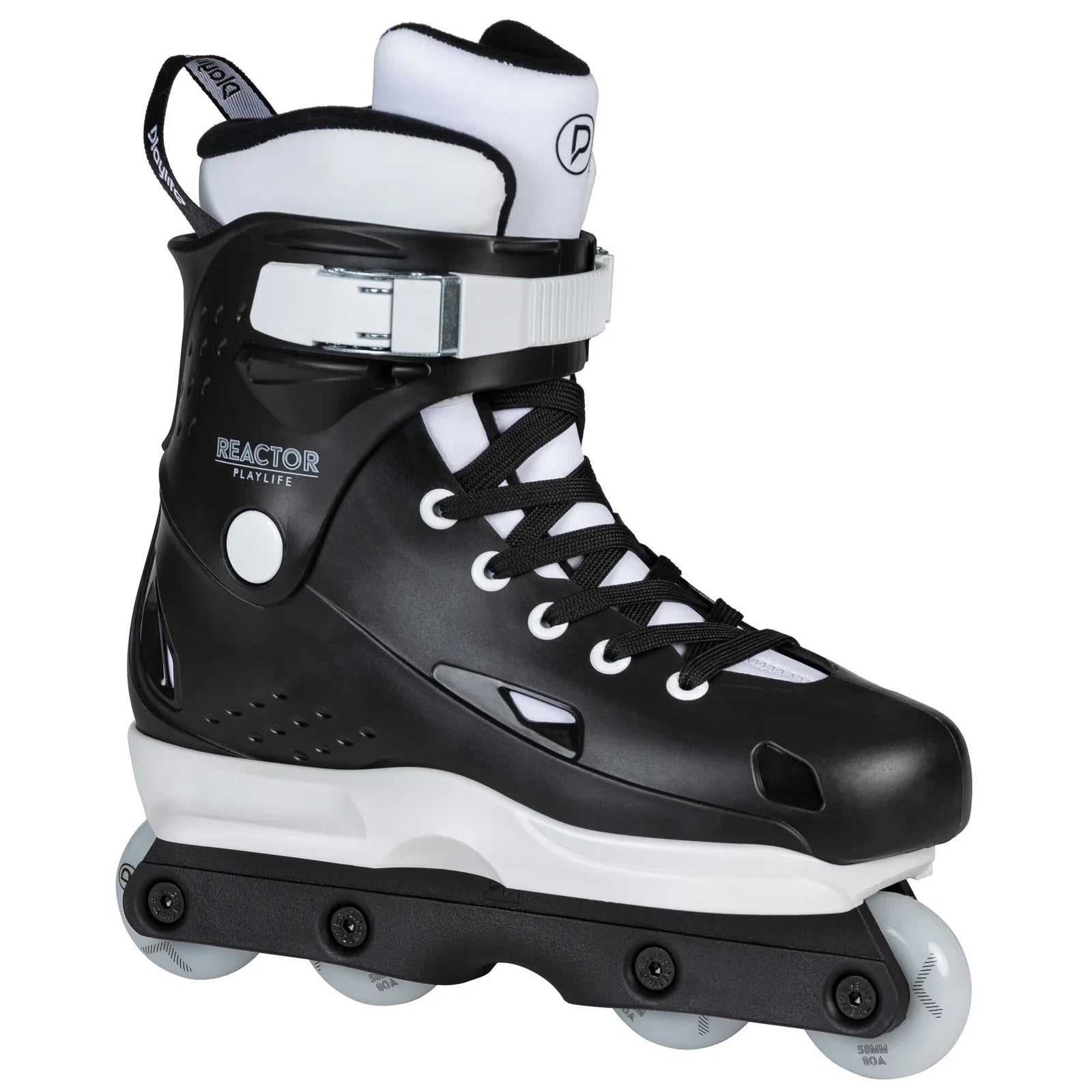 Playlife Reactor Skates Aggressive Inline Complete - White/Black