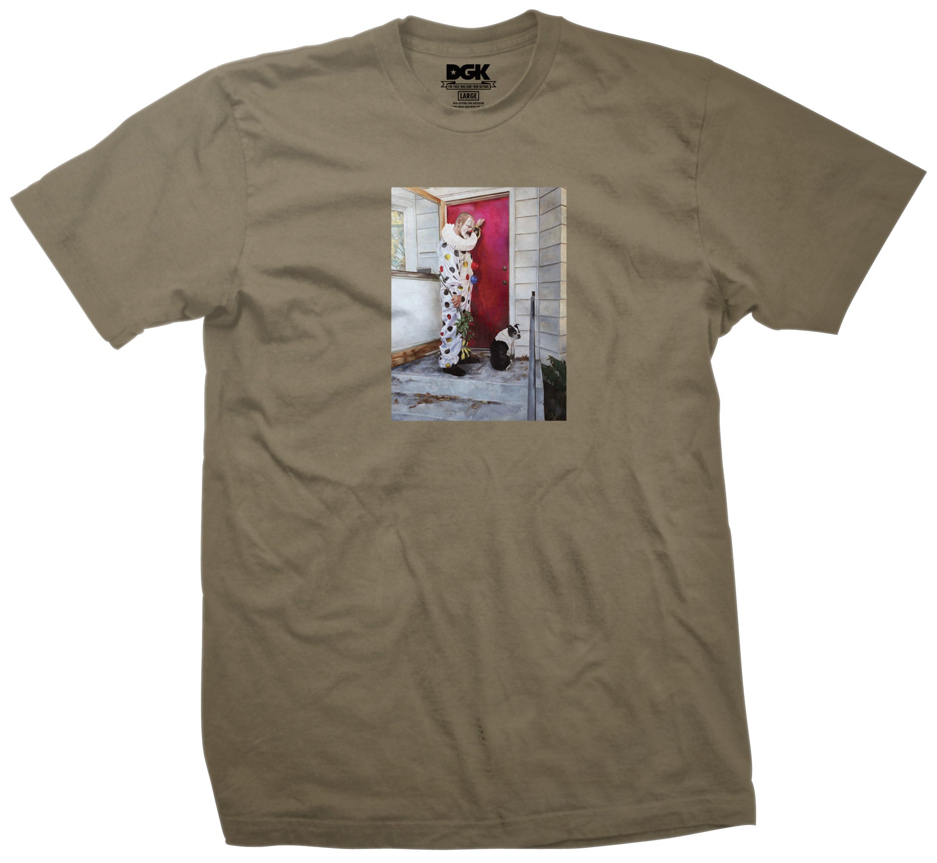 DGK No Love for the Clown T-Shirt - Sand