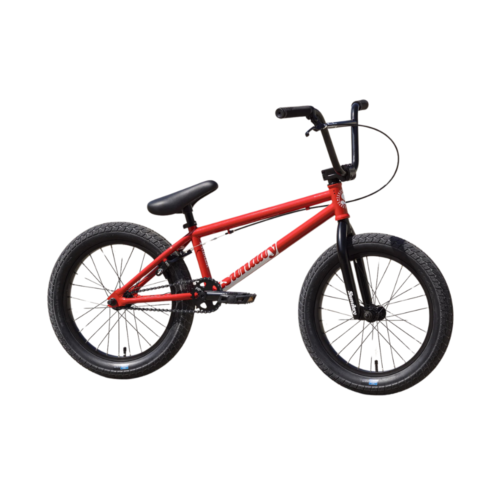Sunday Primer 18″ Complete BMX Bike - Gloss Fire Engine Red