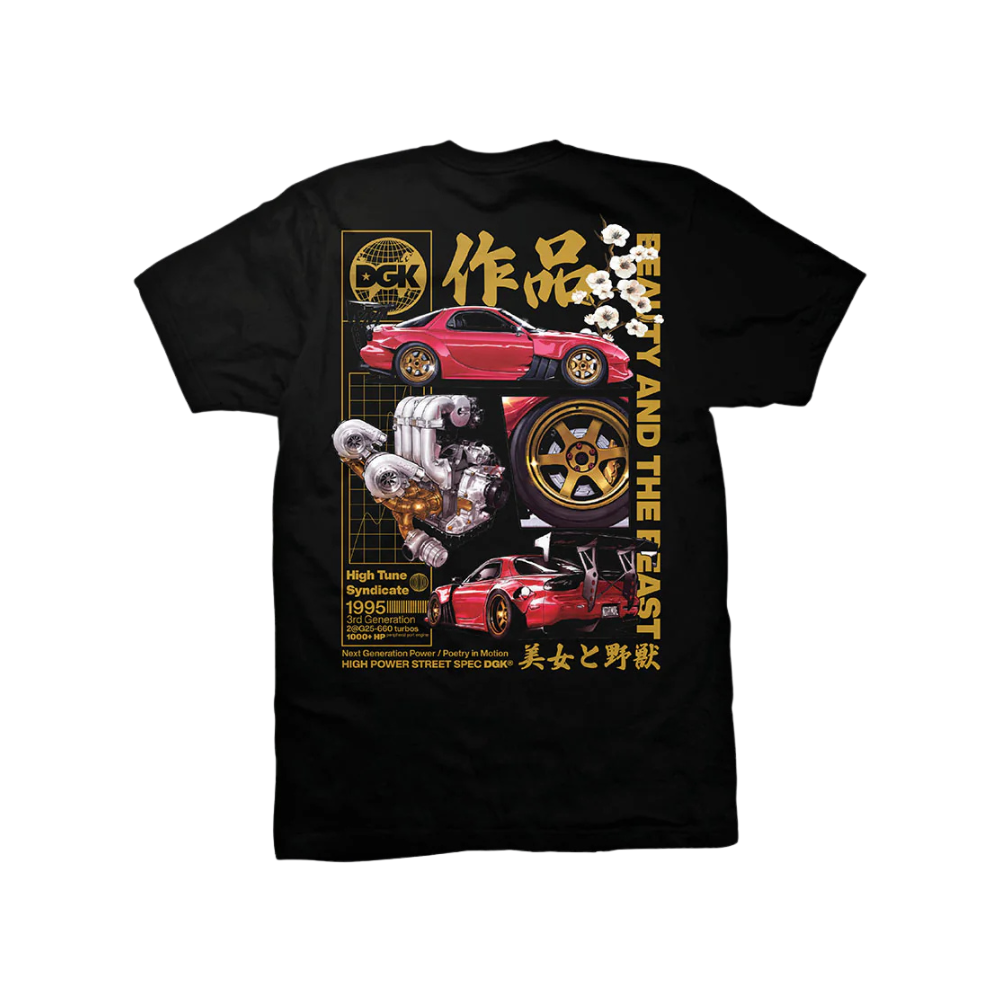 DGK Beauty And The Beast T-Shirt - Black