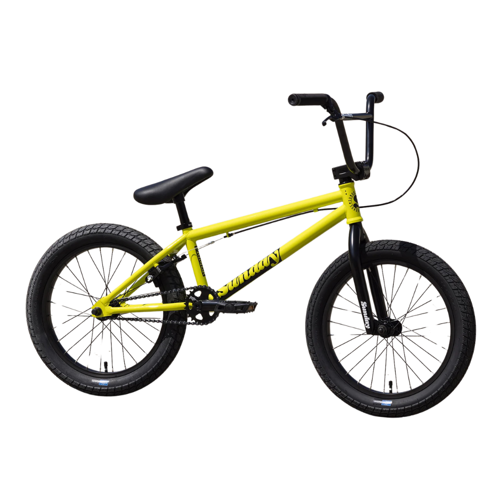 Sunday Primer 18″ Complete BMX Bike - Gloss Bright Yellow