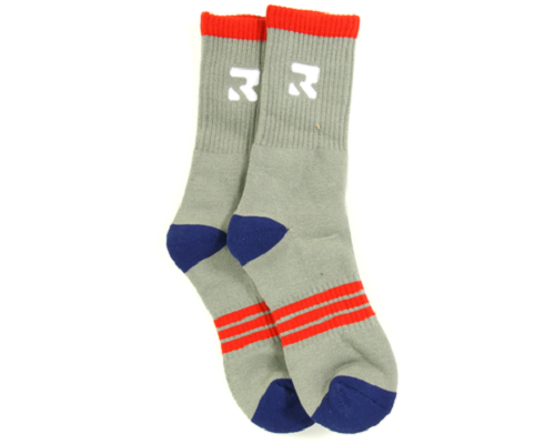 Root Industries Three Stripes Socks - Grey