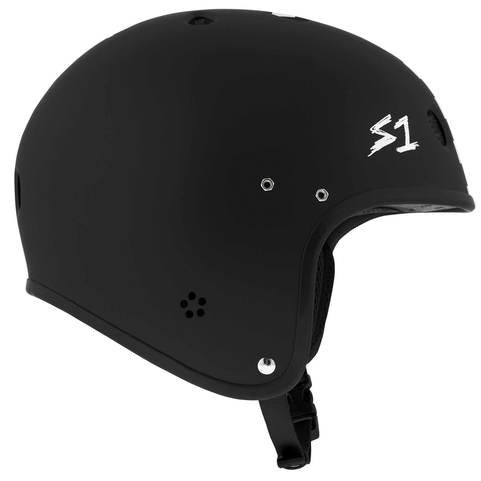 S1 Retro Lifer E-Helmet - Black Matte/Checkers