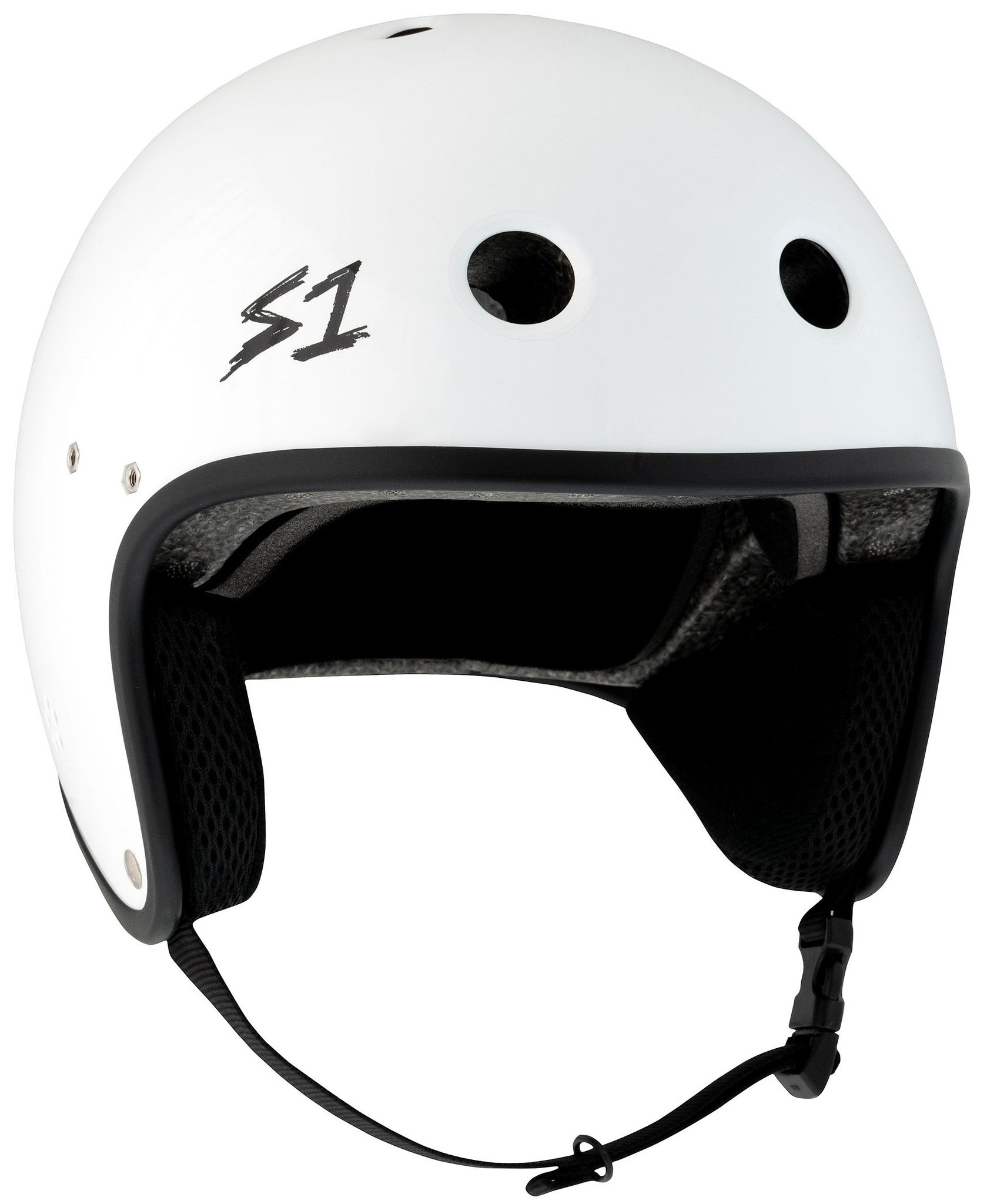 S1 Retro Lifer E-Helmet - White Gloss