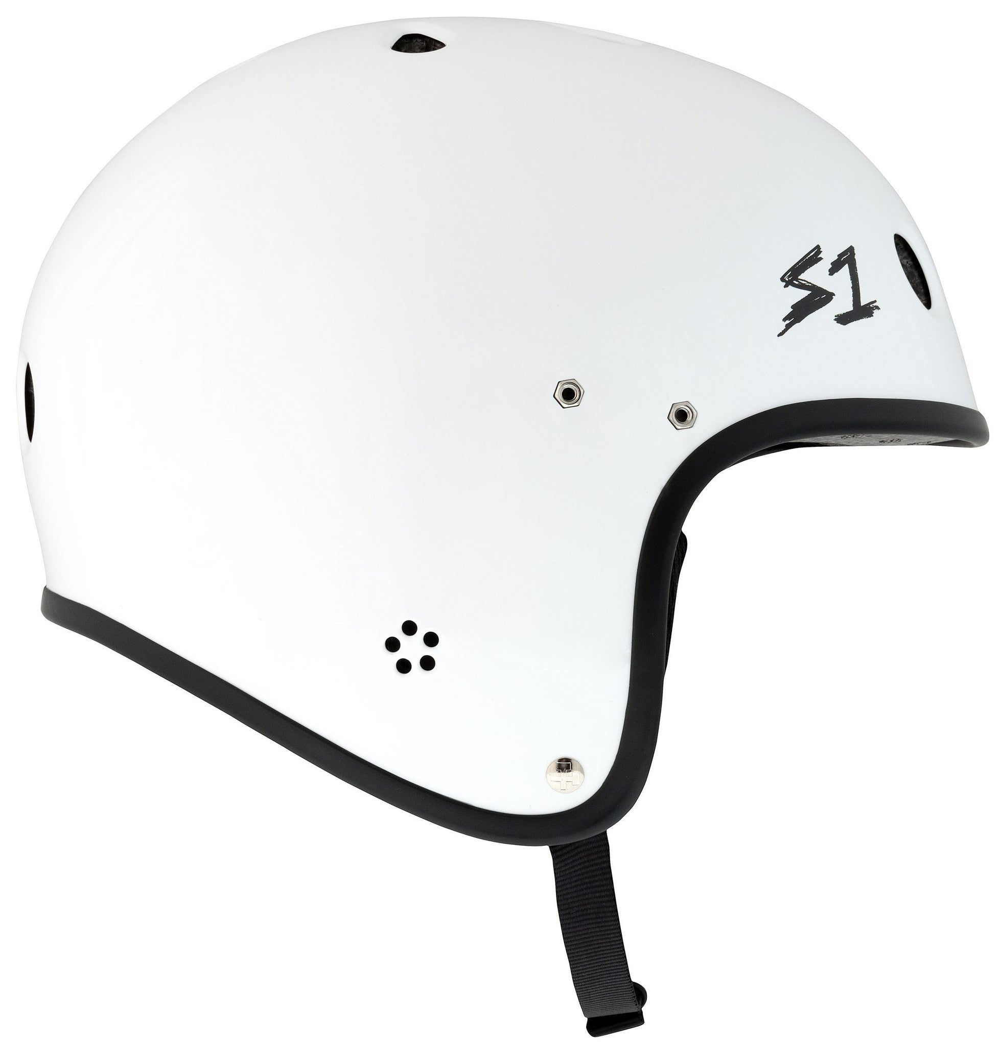 S1 Retro Lifer E-Helmet - White Gloss