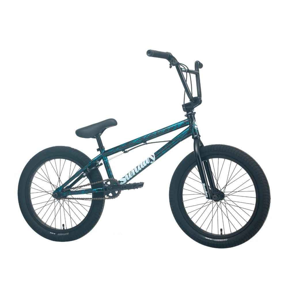 Sunday Forecaster Park 20.5″ Maca Perez Signature Complete BMX Bike - Cyan Rain