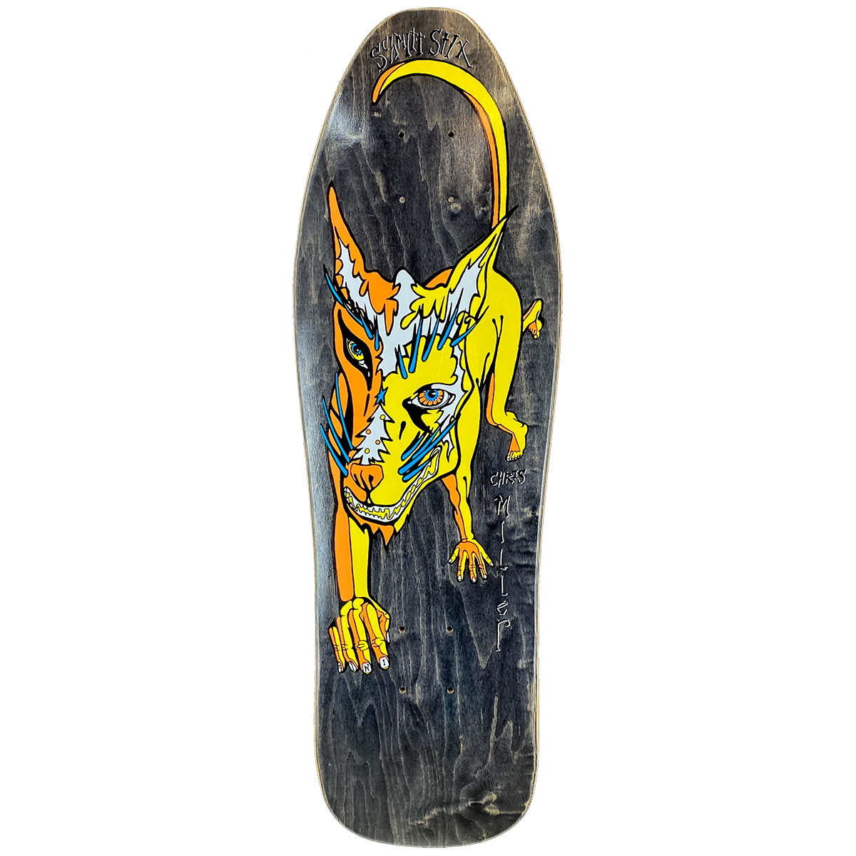 Schmitt Stix Chris Miller Dog Mini 9.125" Skateboard Deck
