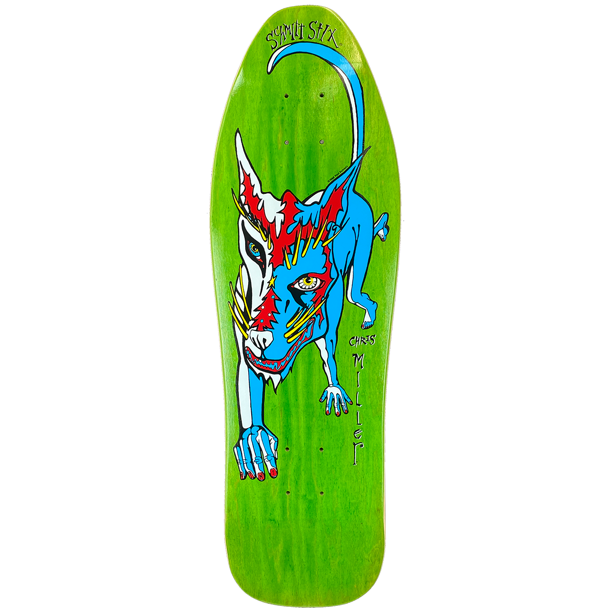 Schmitt Stix Chris Miller Dog Mini 9.125" Skateboard Deck