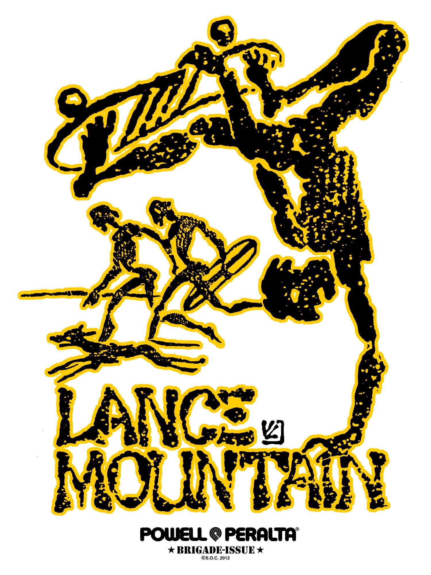 Powell Peralta Lance Mountain Future Primitive Bones Brigade Sticker
