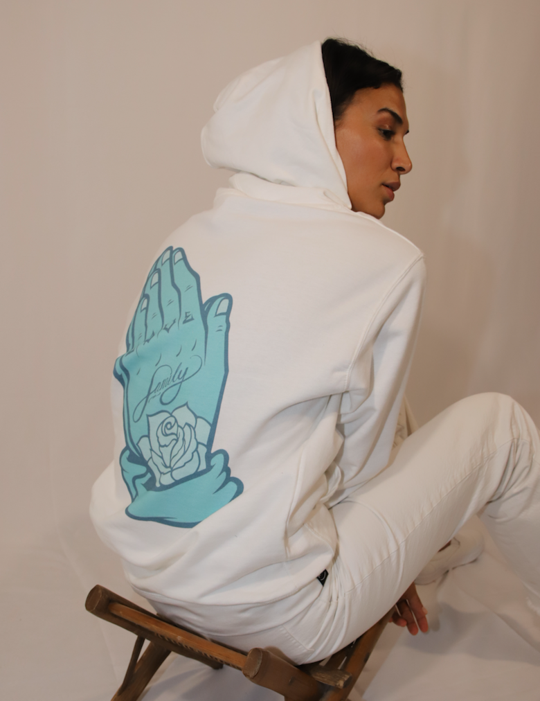 AF PRAYER HOODIE BLK/BLU