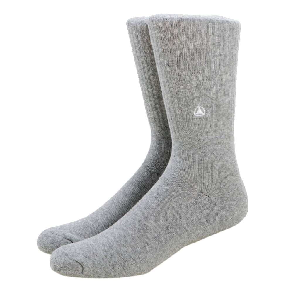 Men's Small Icon Crew Sock - Feather Grey