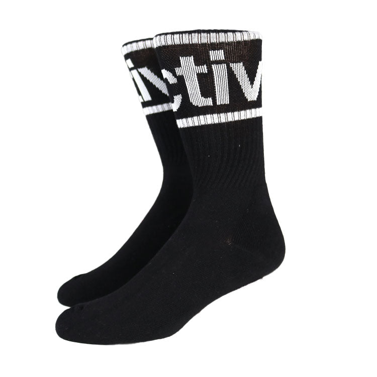 XL Lockup Crew Sock - Black