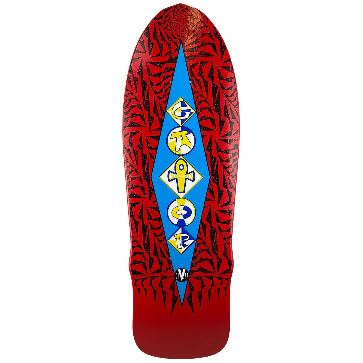 Vision Gator Ramp Skateboard Deck - 10″ Red