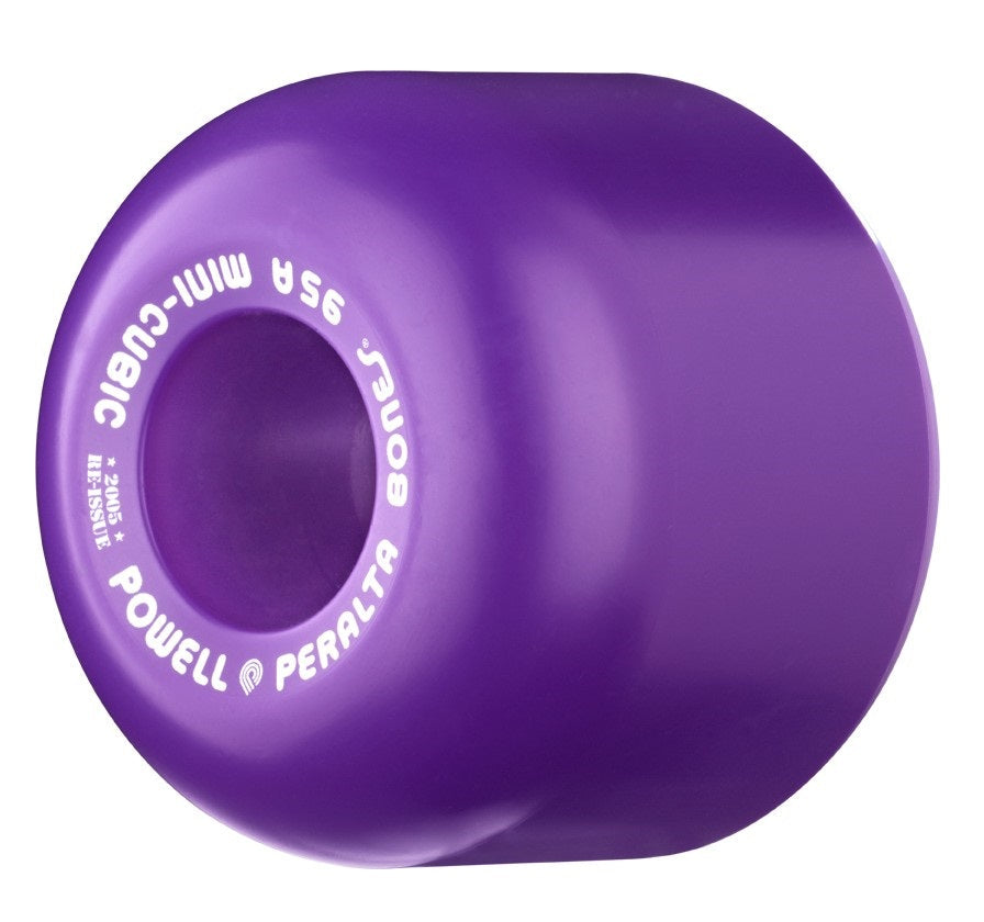 Powell Peralta Wheels Mini-Cubic 64mm 95a - Purple (Set of 4)