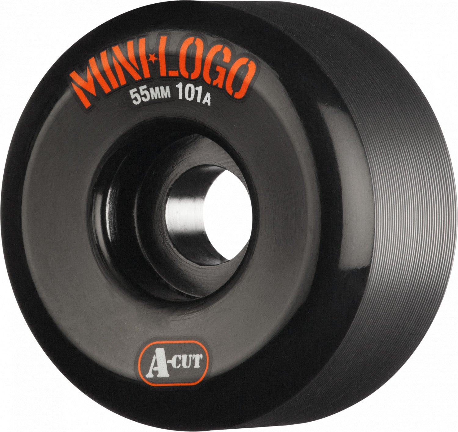 Mini Logo Wheels A-Cut 55mm 101a - Black (Set of 4)
