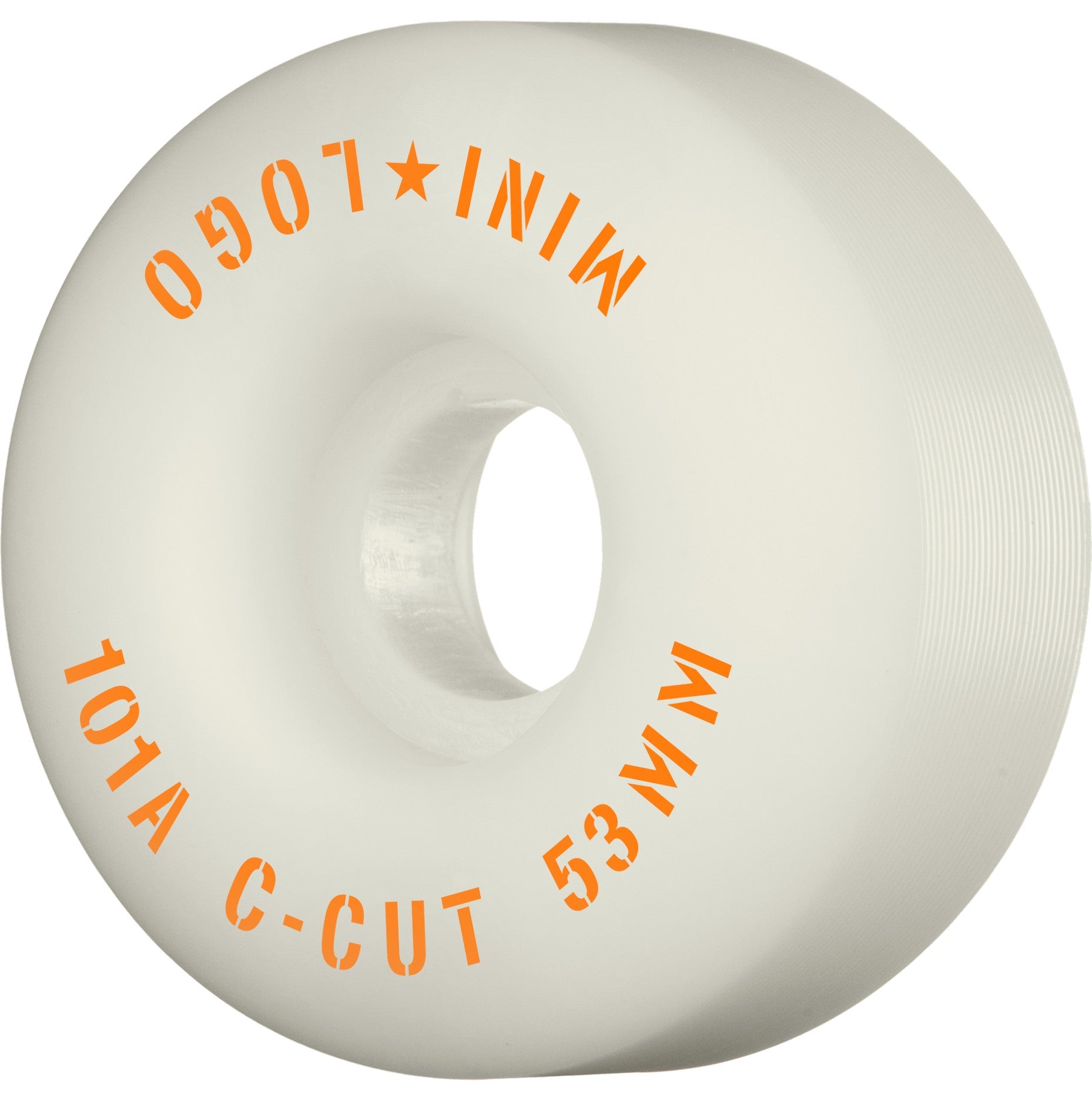 Mini Logo Wheels C-Cut ″2″ 53mm 101a - White (Set of 4)