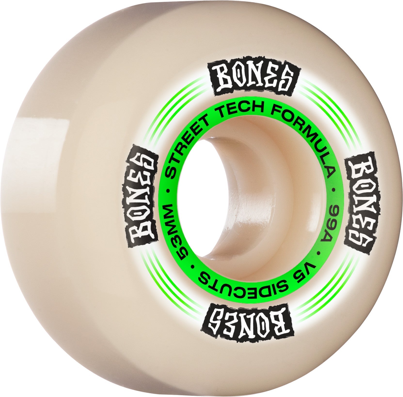 Bones STF Regulators V5 Sidecut 53mm 99a Wheels - White (Set of 4)