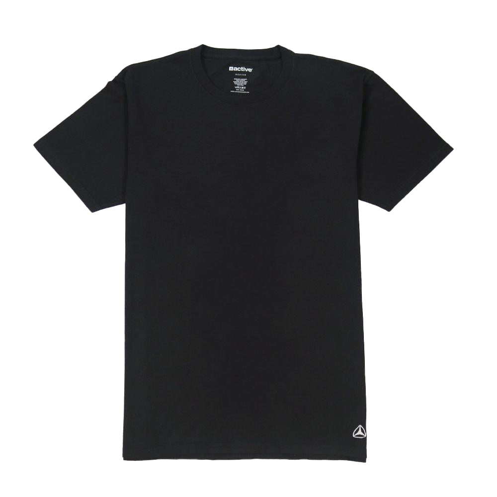 Box Icon Stacked T-Shirt - Black