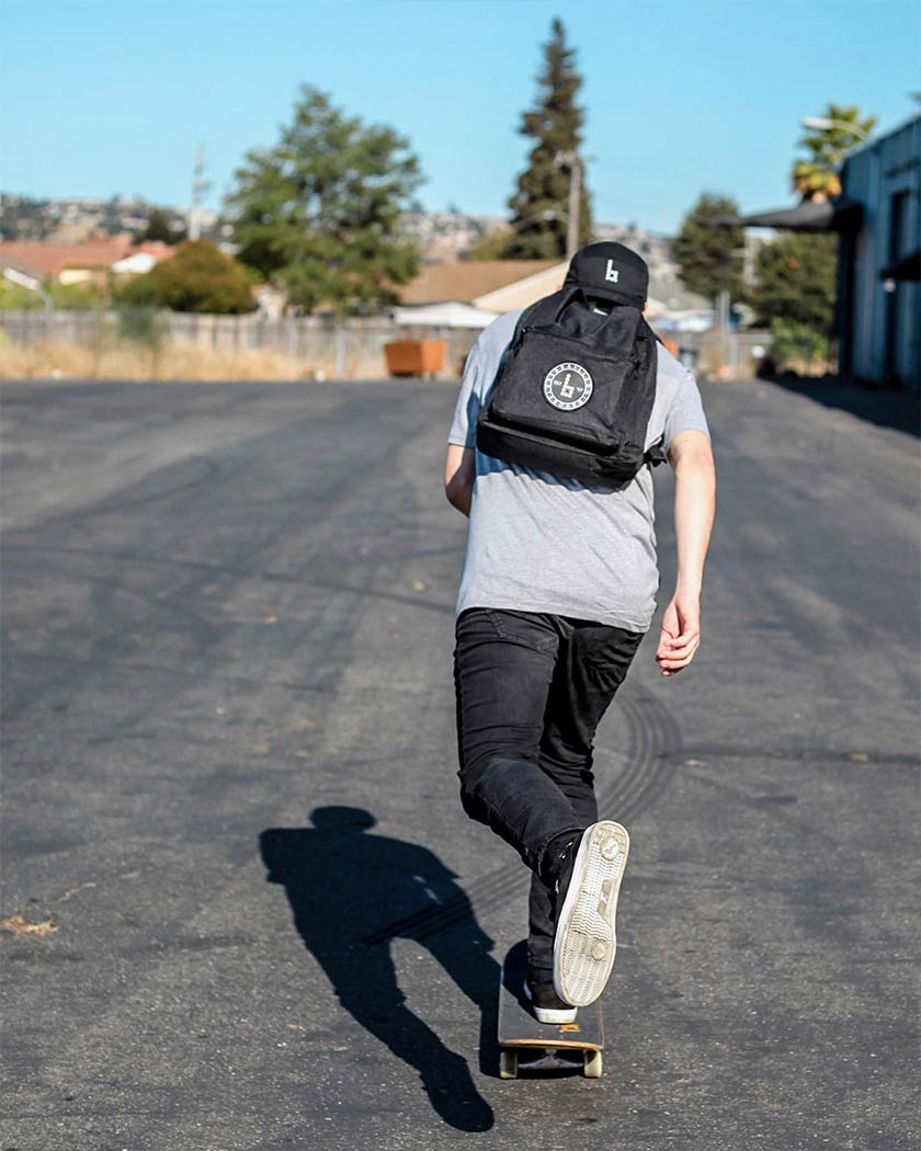 Braille Skateboard Backpack