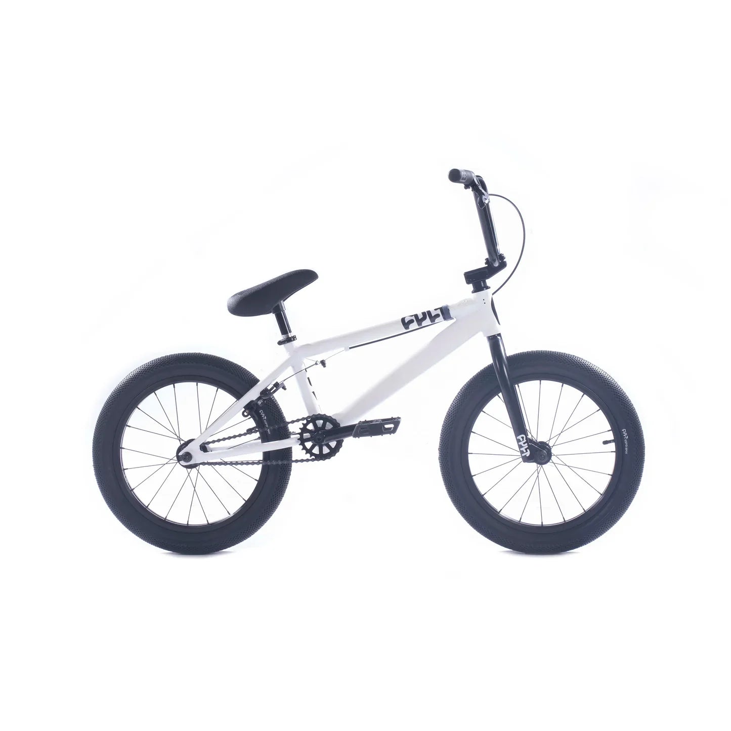 Cult 2025 Juvenile 18″ Complete BMX Bike - White