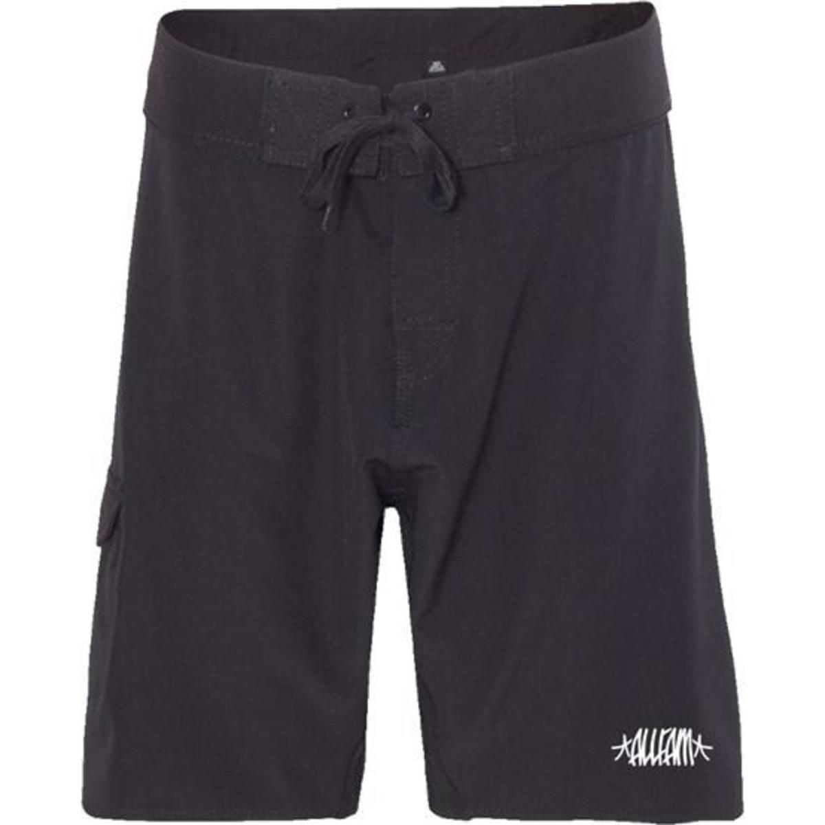 AF SHARK DODGERS BOARDSHORTS BLK/WHT